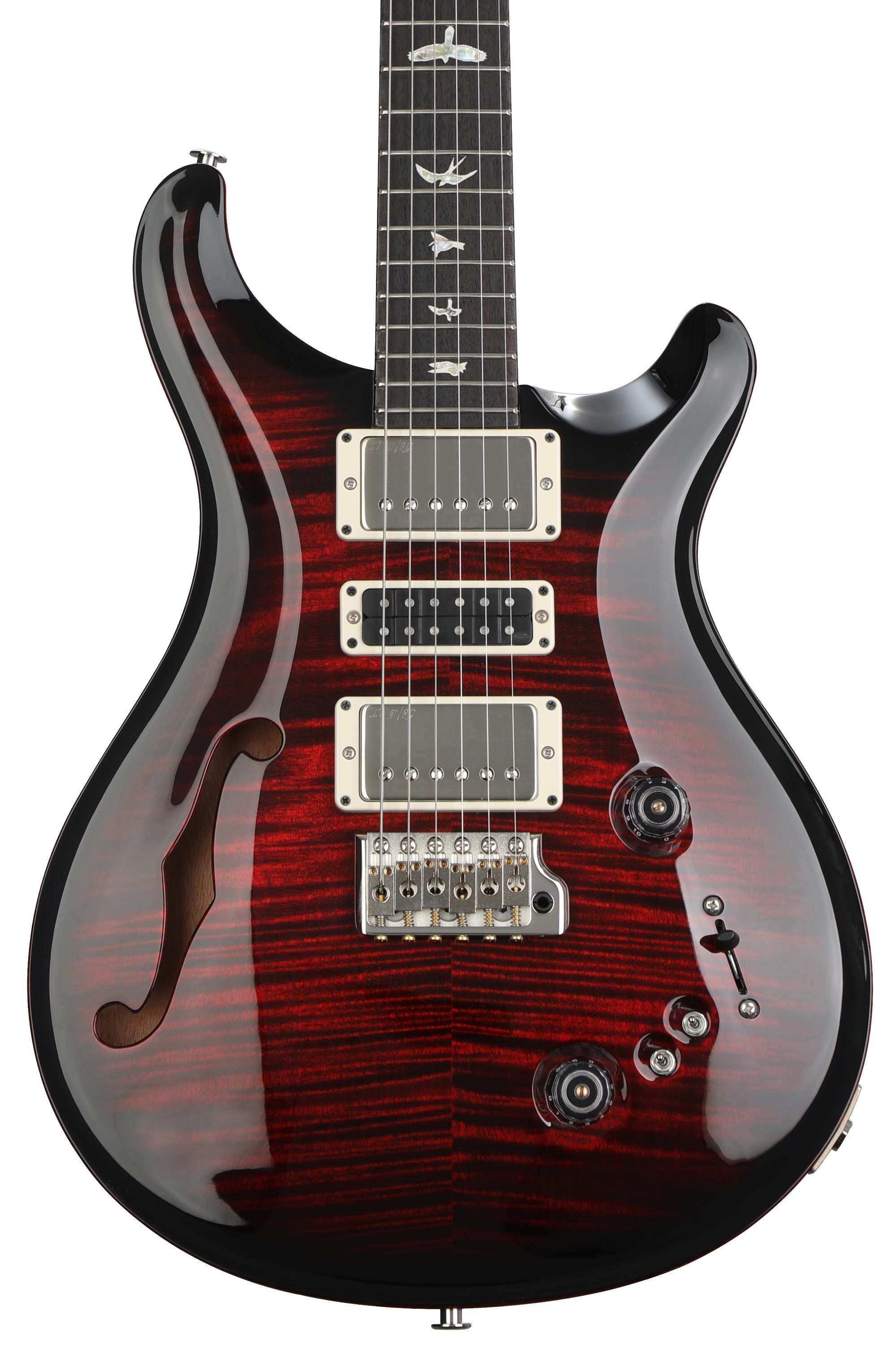 PRS Special Semi-Hollow Electric Guitar - Fire Smokeburst | Sweetwater