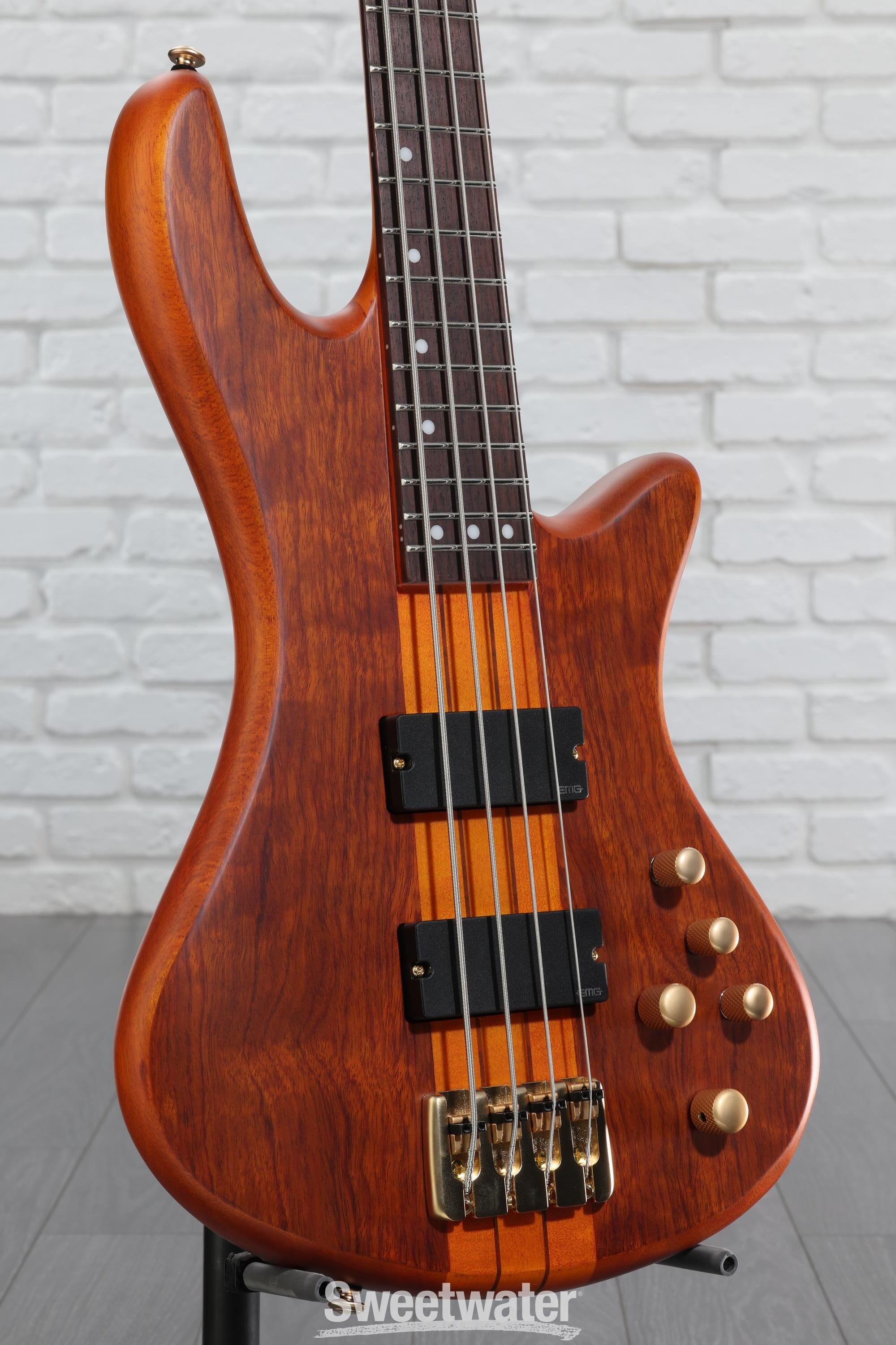 Schecter STILETTO-STU-8-HSN Honey Satin 8 String Bass with
