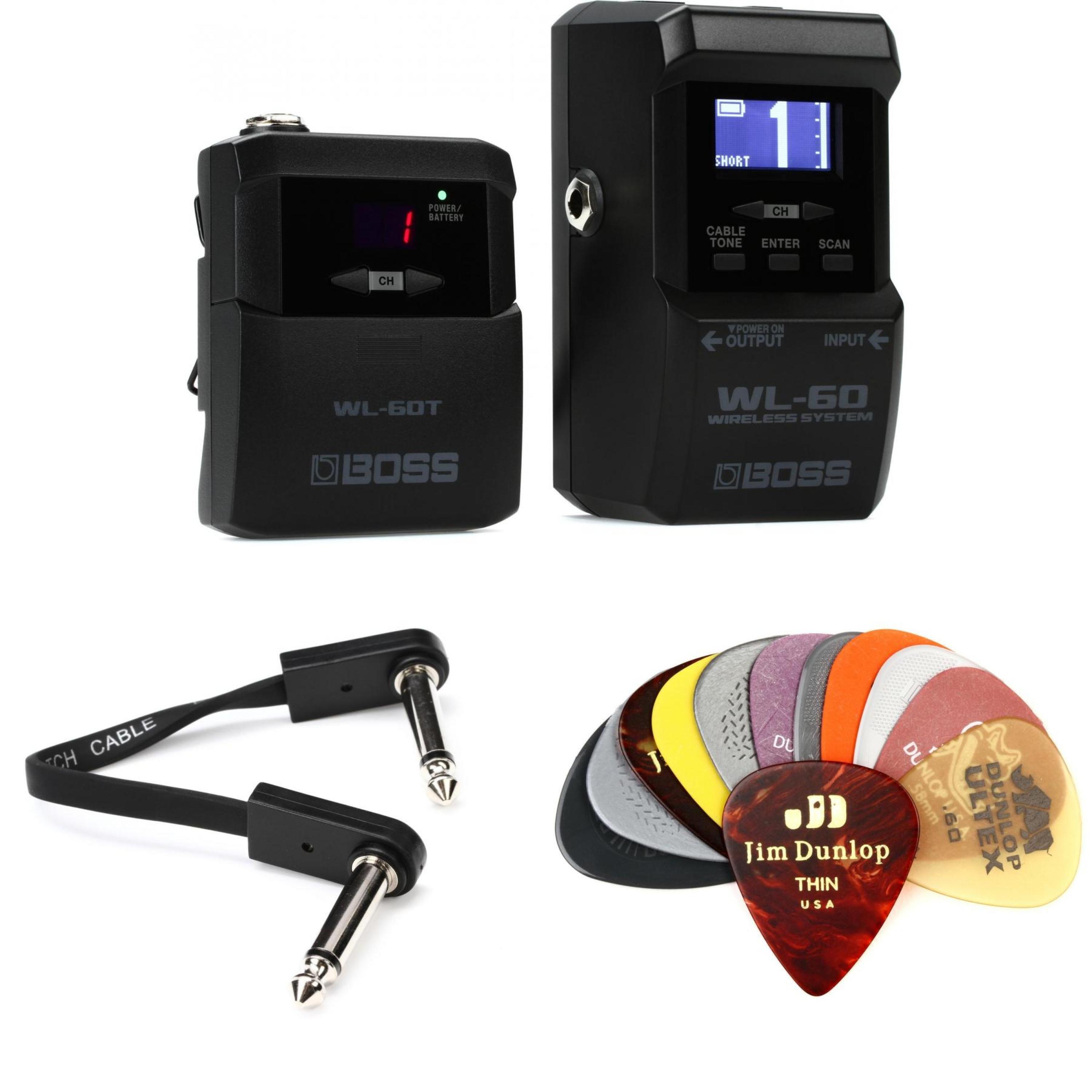 Boss WL-60 Guitar Wireless System Bundle | Sweetwater