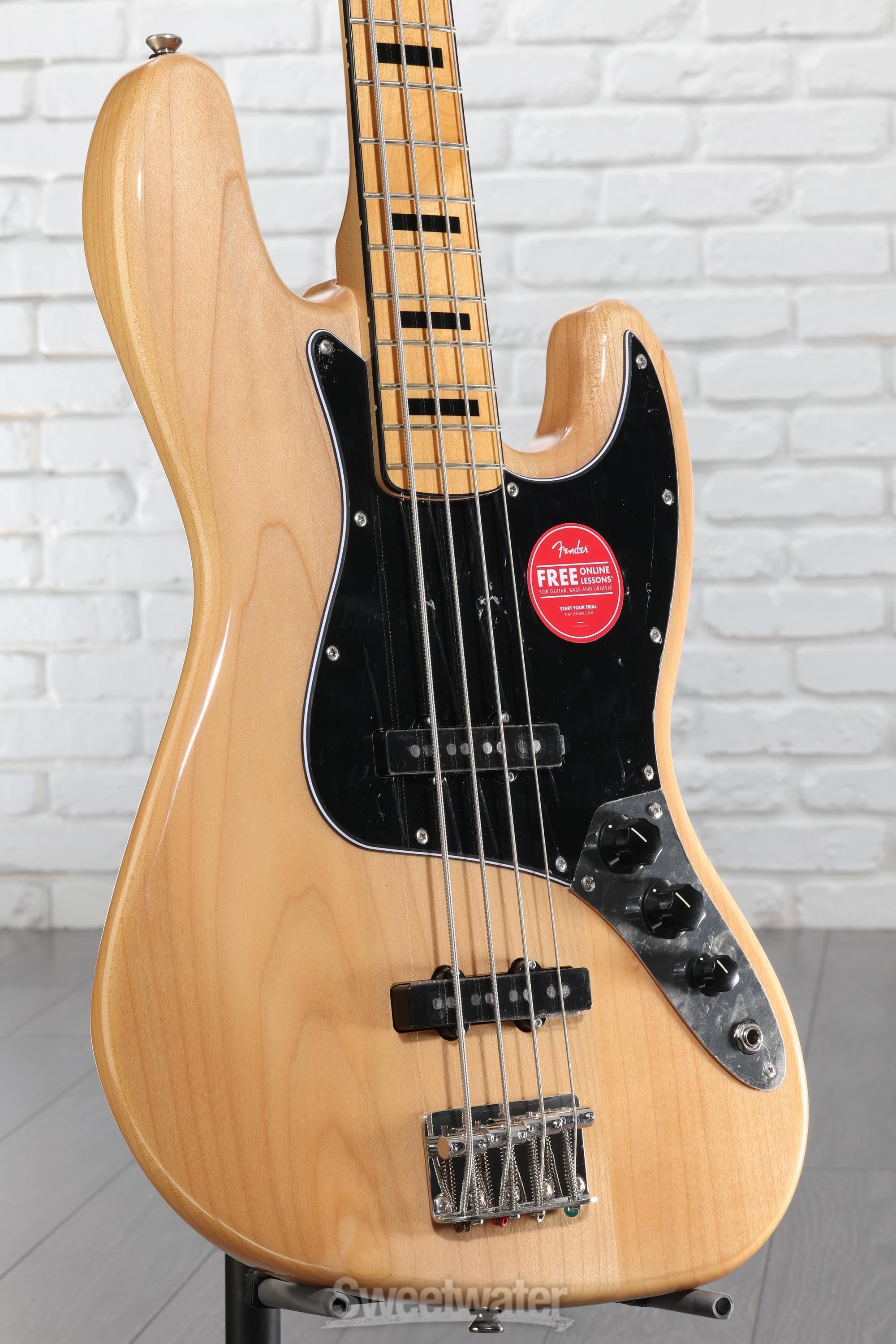 Squier Classic Vibe ’70s Jazz Bass Amazon.com: Squier Classic Vibe 70s Jazz Bass, Natural
