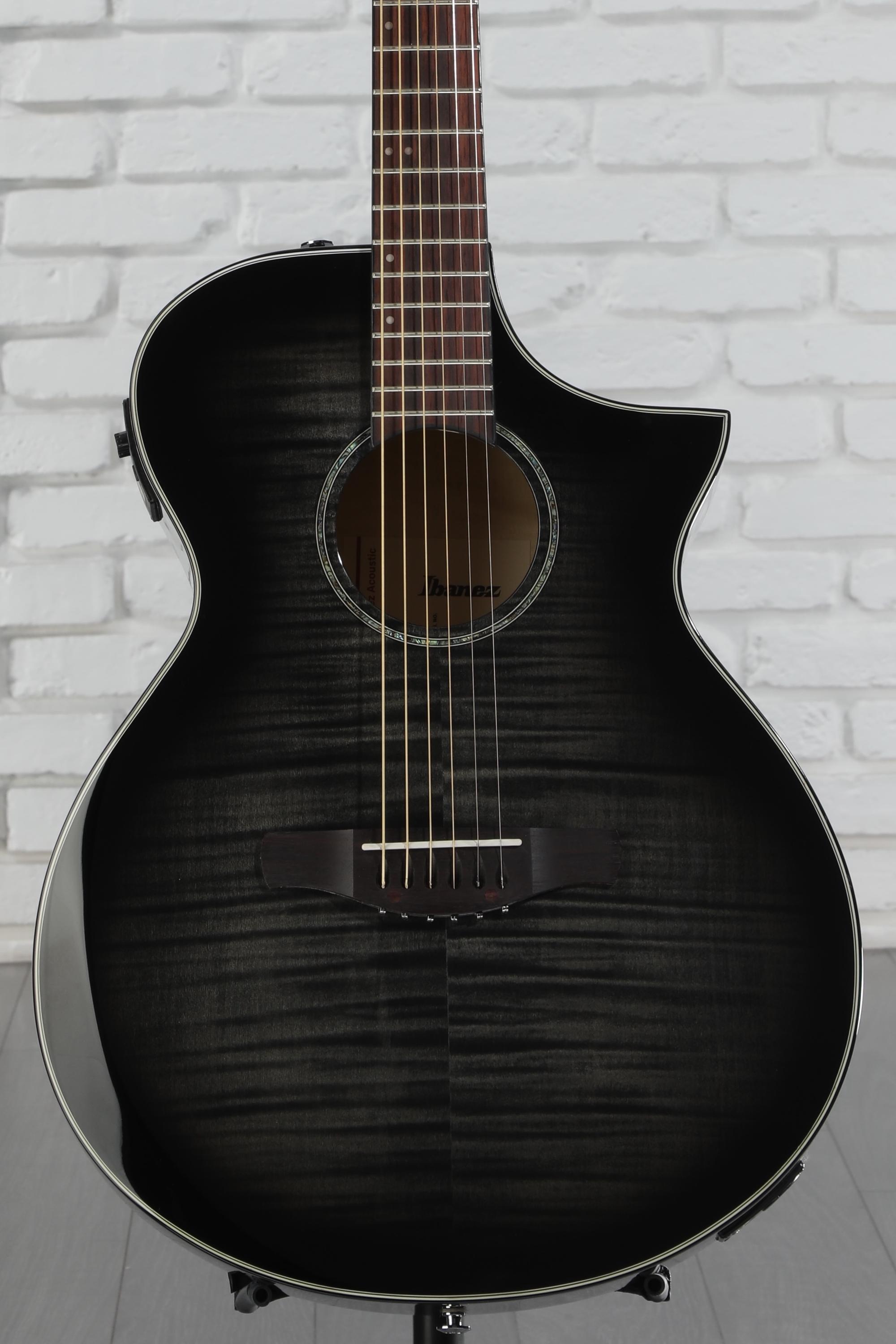 ギター Ibanez AEWC400-TKS Amazon.com: Ibanez AEWC400 - Transparent Black Sunburst High