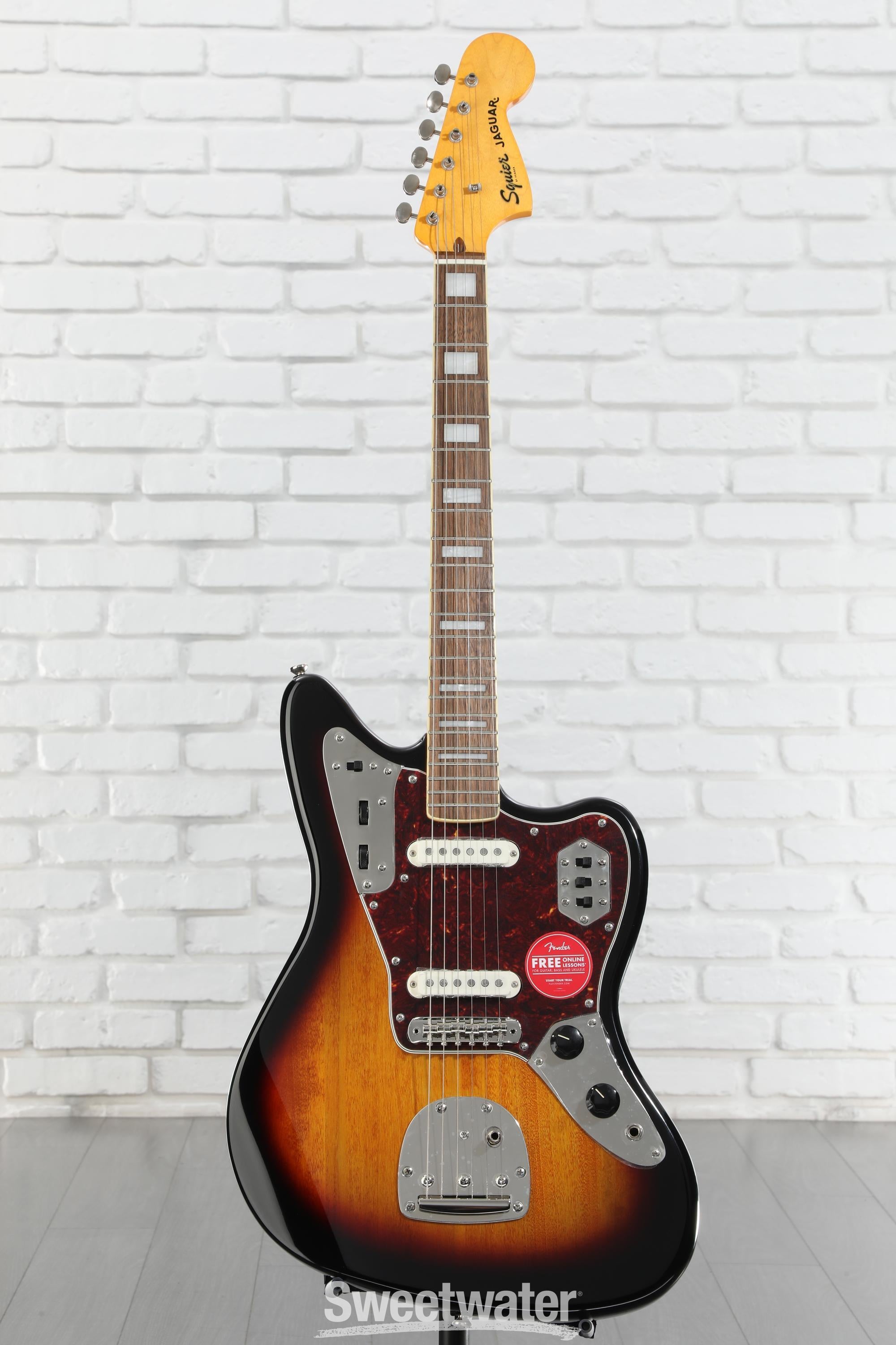 Squier Classic Vibe '70s Jaguar - 3-Tone Sunburst | Sweetwater