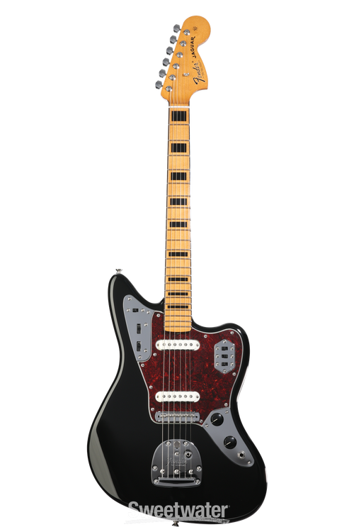 Fender Vintera II '70s Jaguar Electric Guitar - Black | Sweetwater
