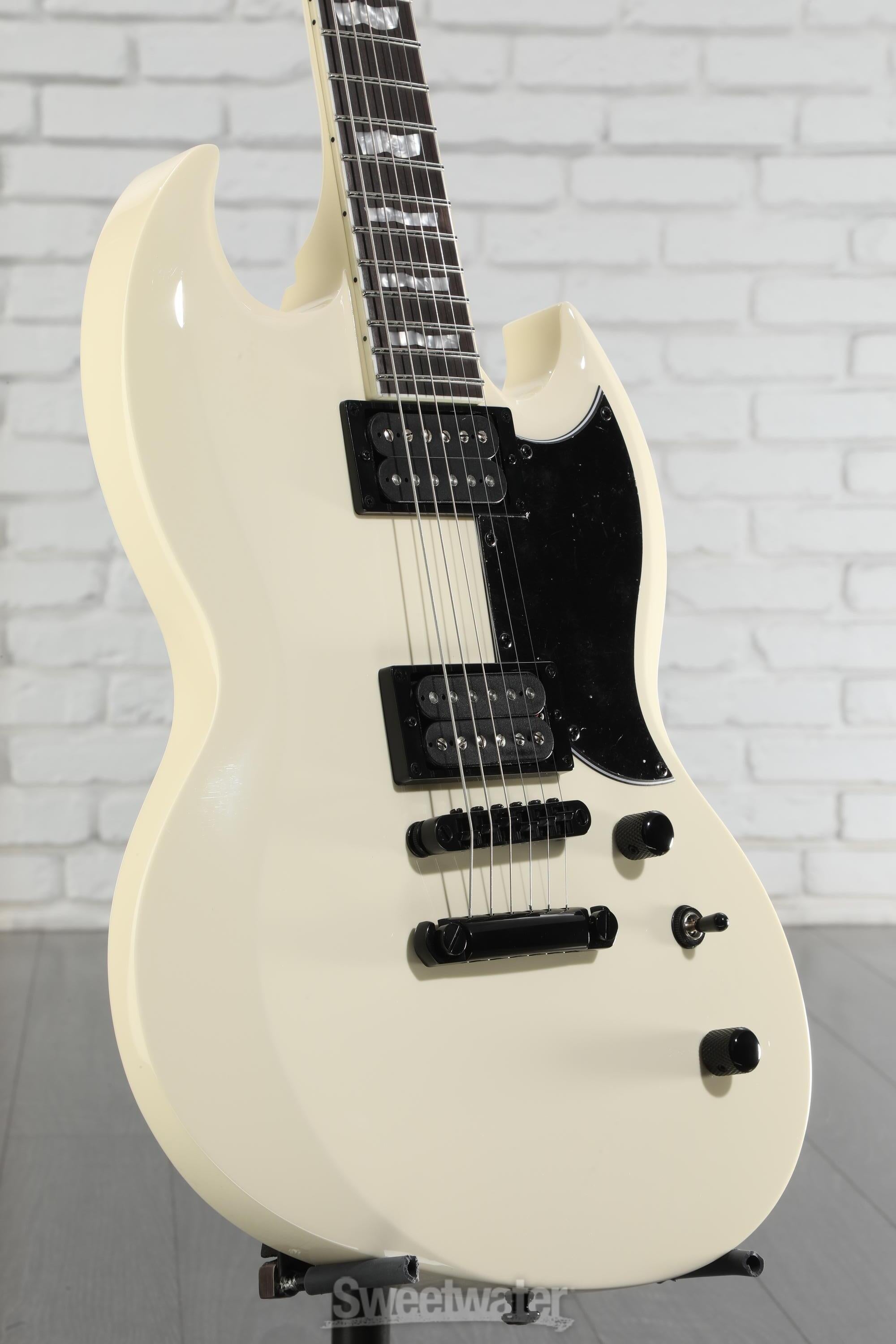 esp エドワーズ LTD viper ギター SG ESP LTD Viper-256 Electric Guitar Olympic White | Guitar Center