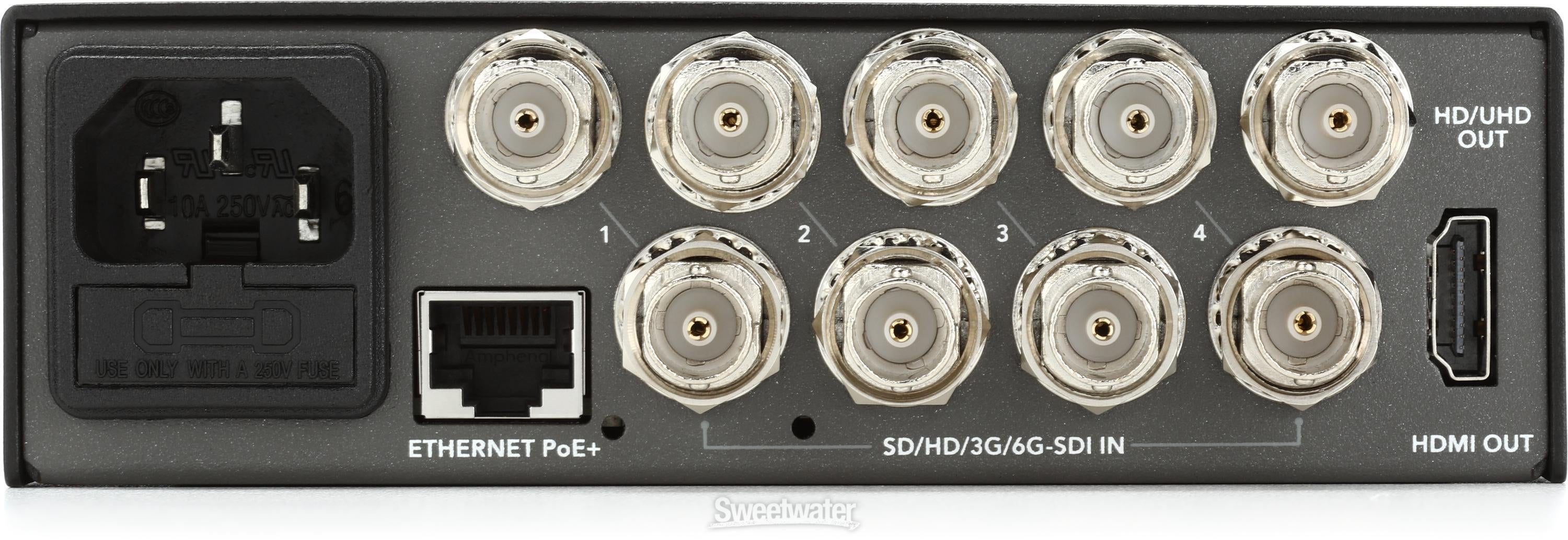 Blackmagic Design MultiView 4 Monitoring Box | Sweetwater