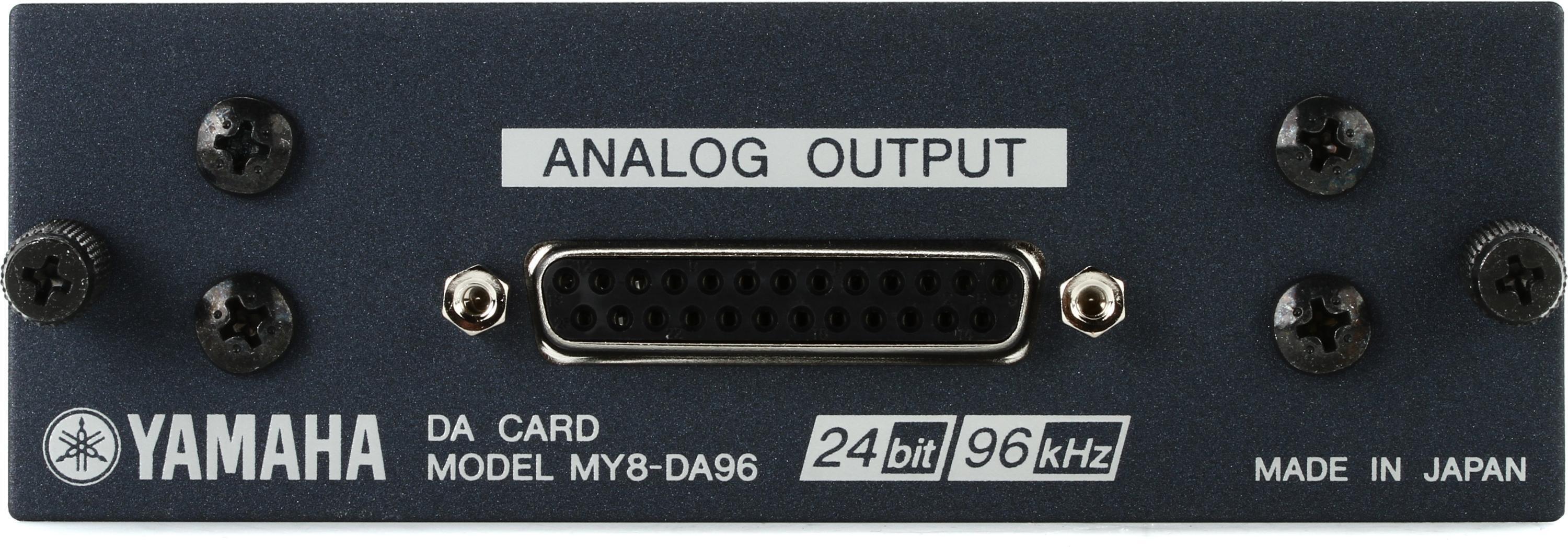 Yamaha MY8DA96 8-channel 96kHz Analog Output Card | Sweetwater