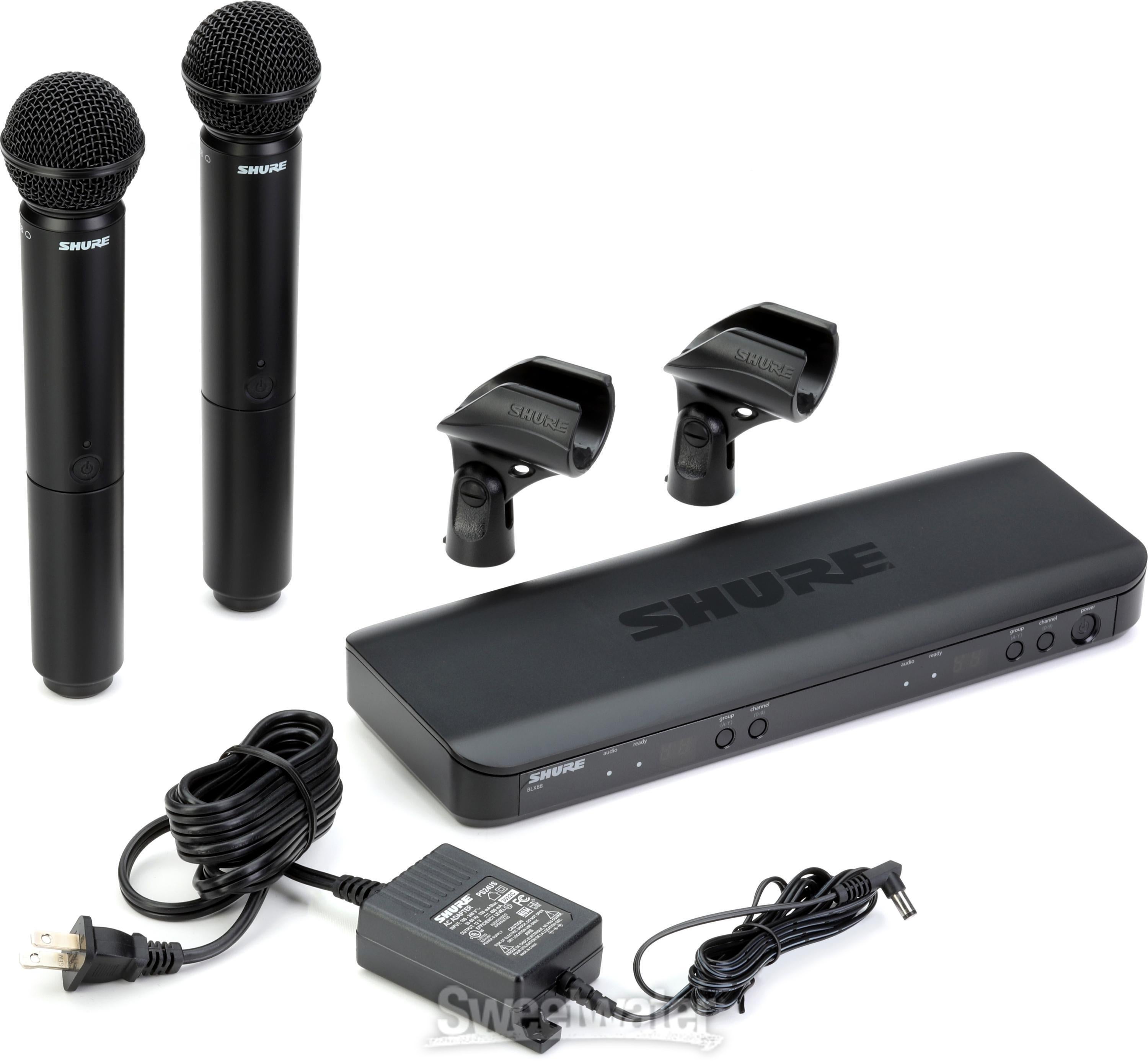 BLX288/SM58 Dual Channel Wireless Handheld Microphone System - H11
