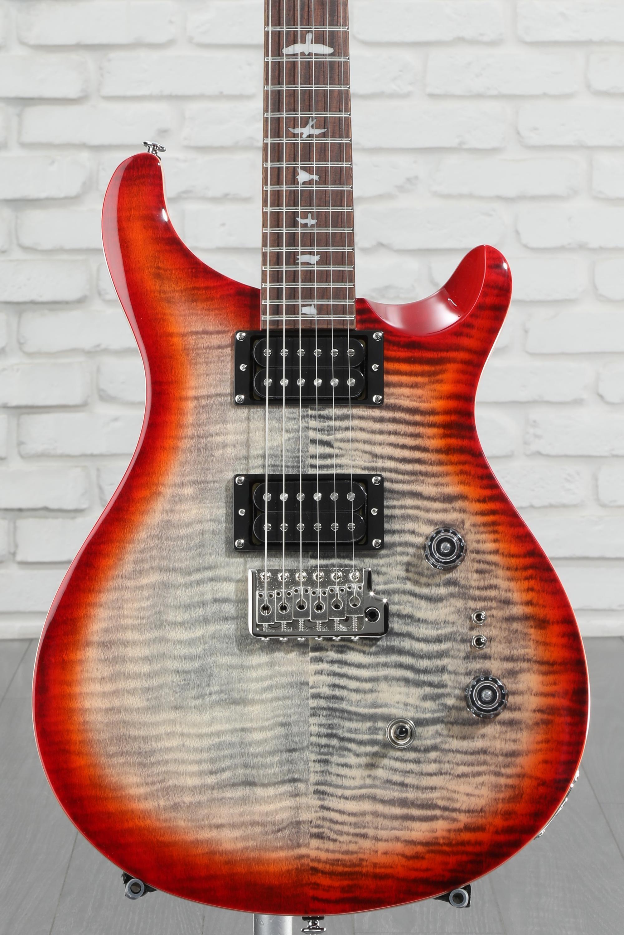 PRS SE Custom 24 - Charcoal Cherry Burst