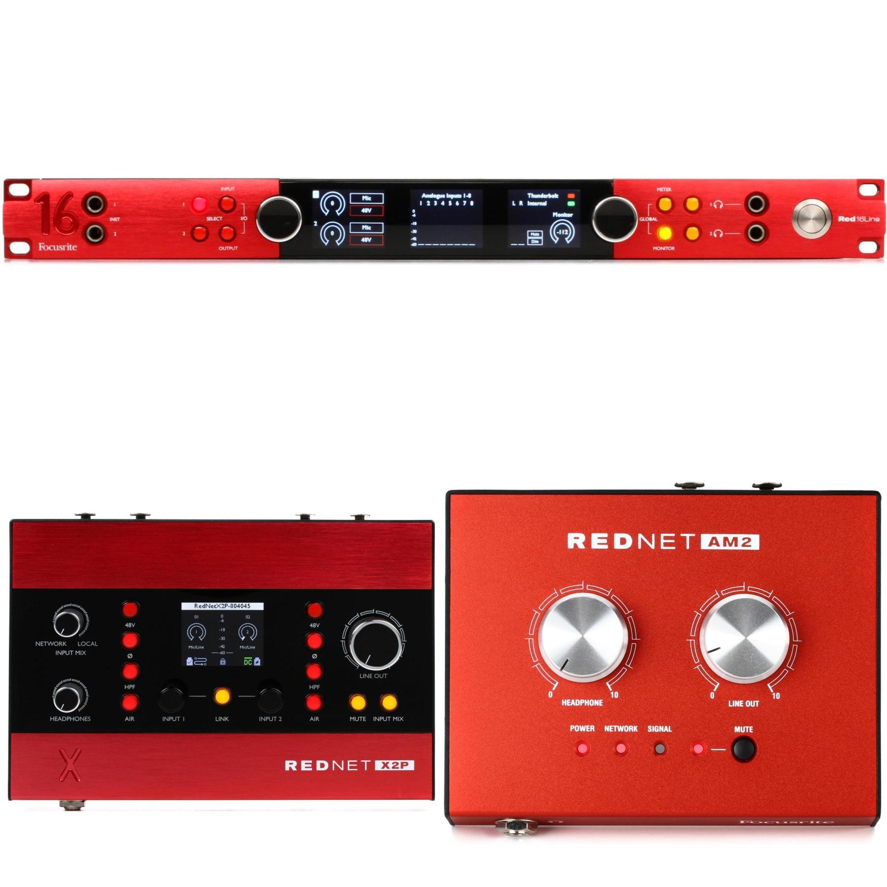 Focusrite Rednet Project Studio Dante Bundle