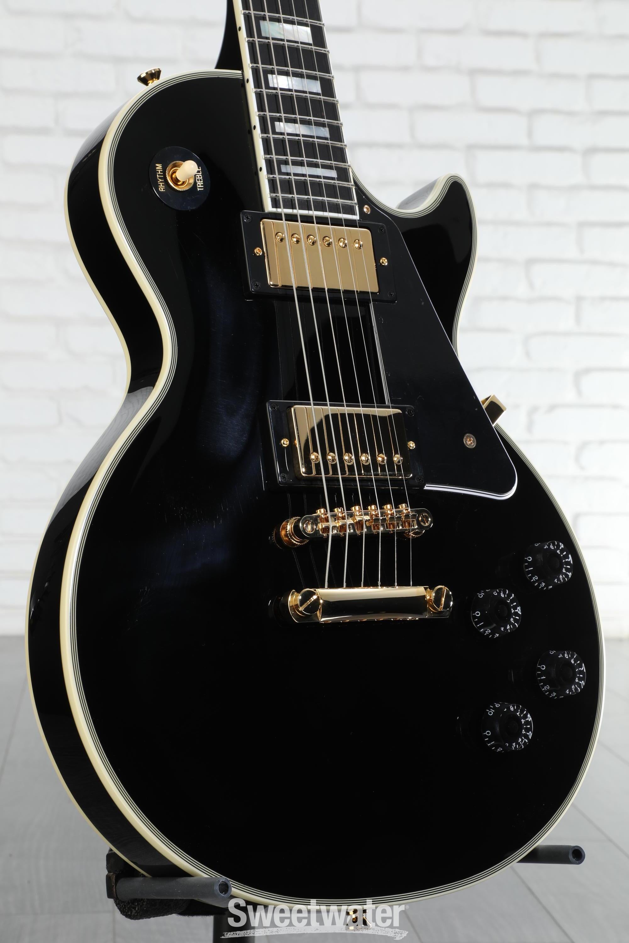 Epiphone Les Paul Custom Electric Guitar - Ebony | Sweetwater