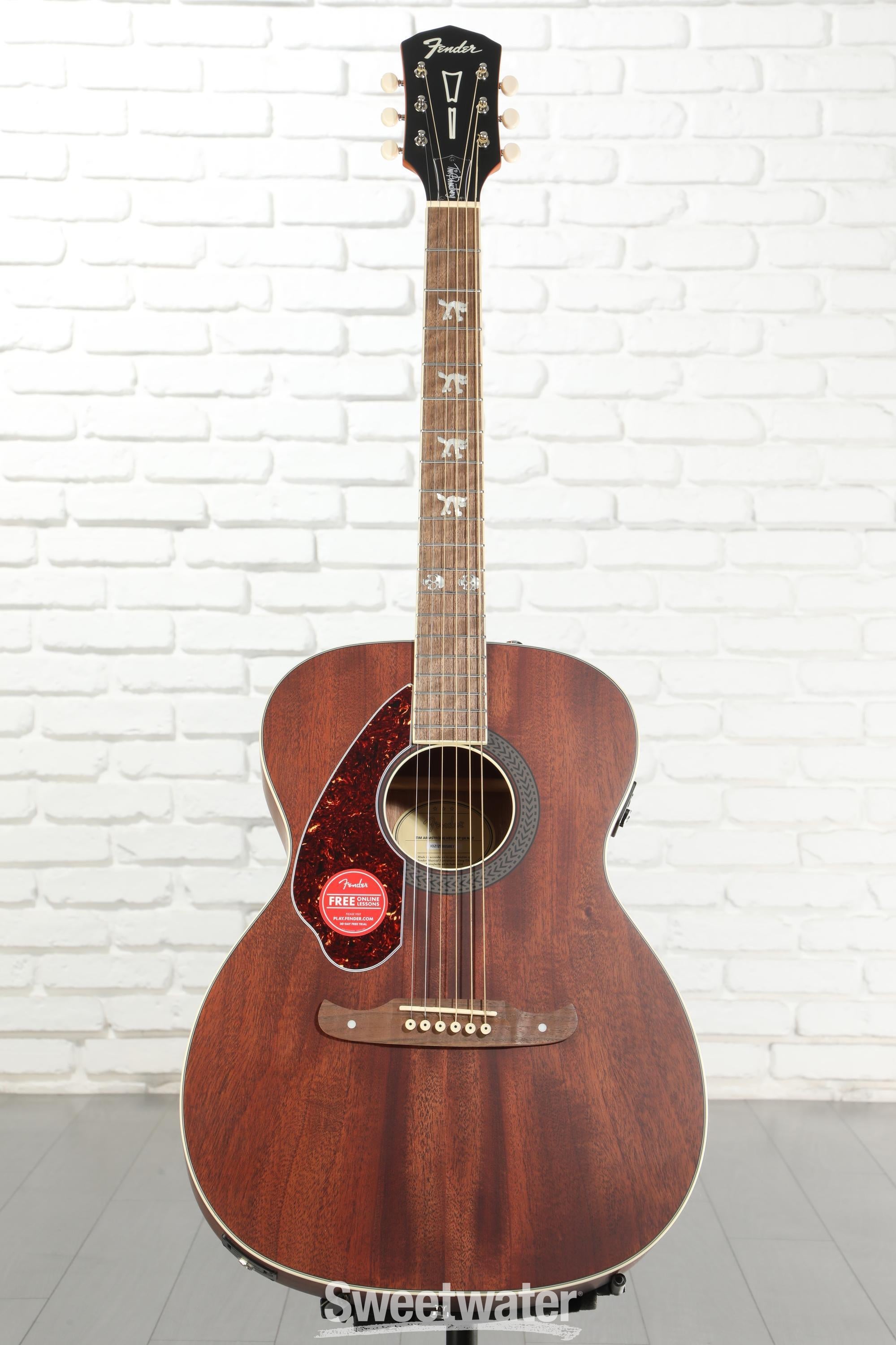Fender Tim Armstrong Hellcat, Left-Handed Acoustic-Electric Guitar