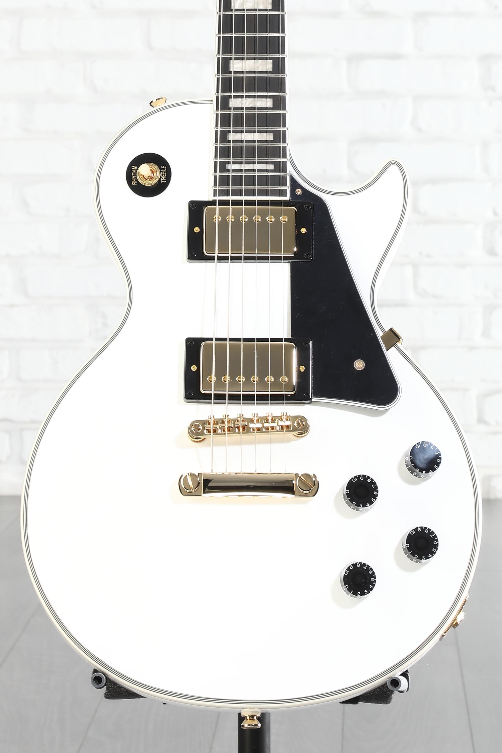 Epiphone Les Paul Custom Electric Guitar - Alpine White | Sweetwater