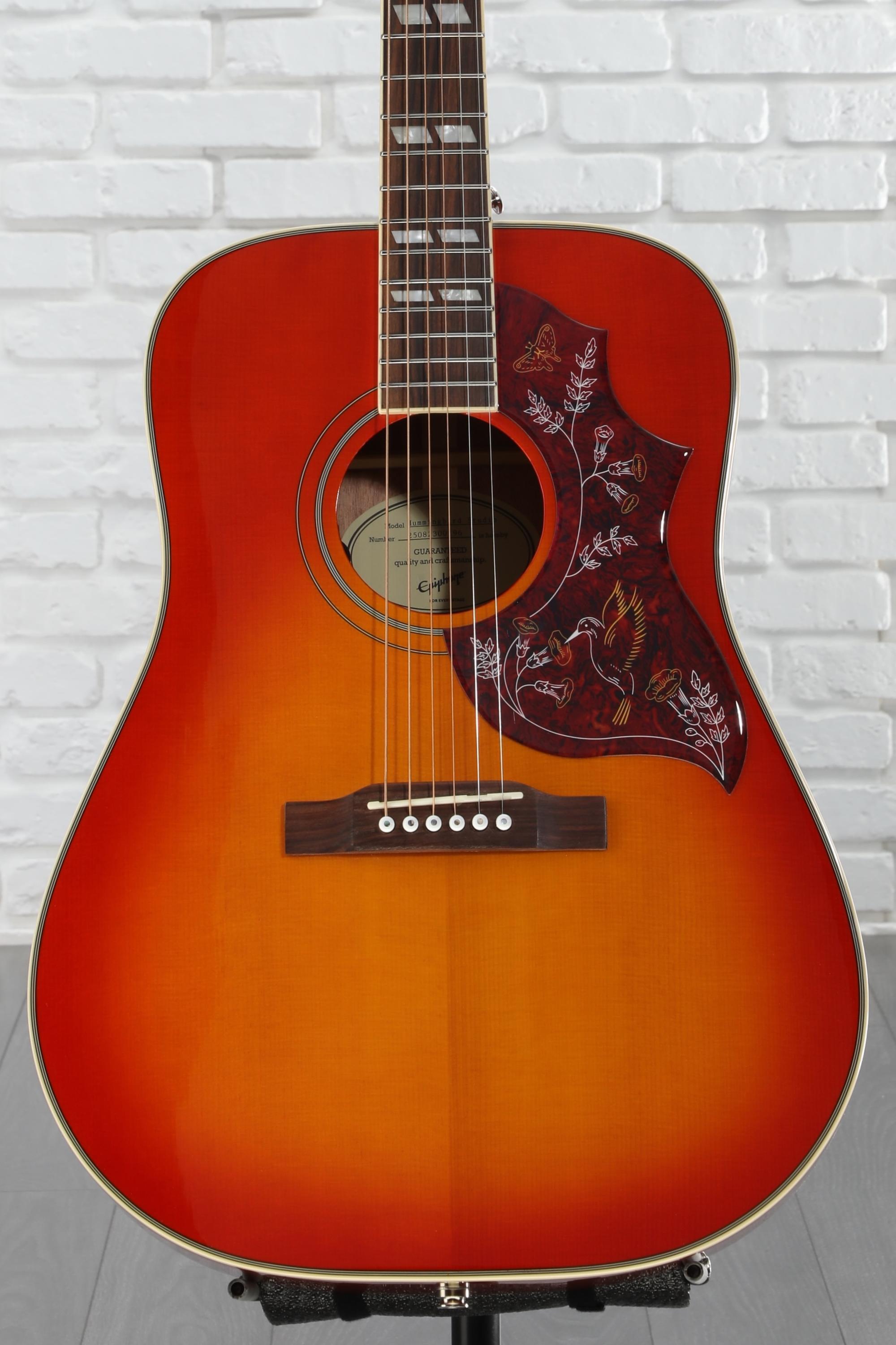 Epiphone Hummingbird Studio Acoustic-Electric Guitar - Faded