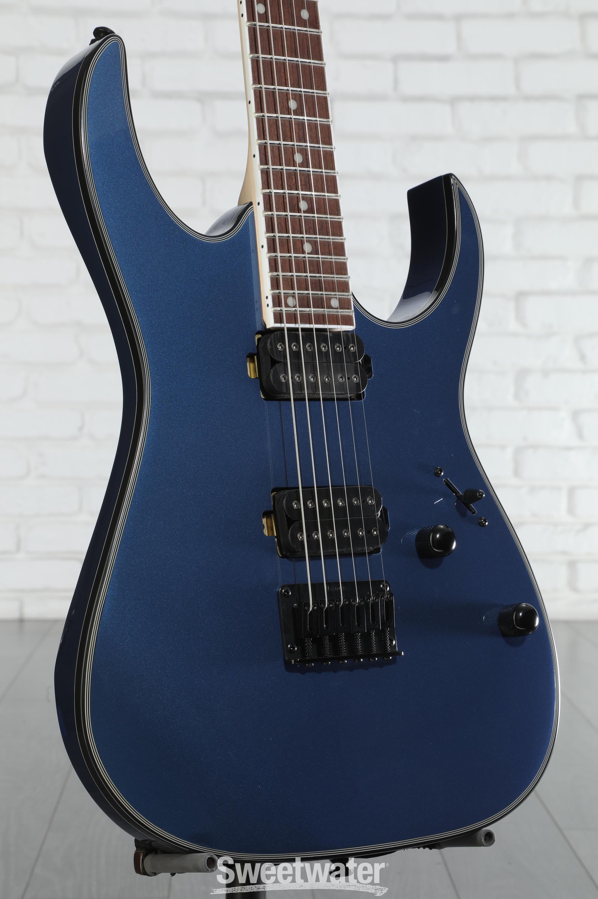 ギター Ibanez RG421EX Ibanez RG421EX Electric Guitar - Blue Metallic | Sweetwater