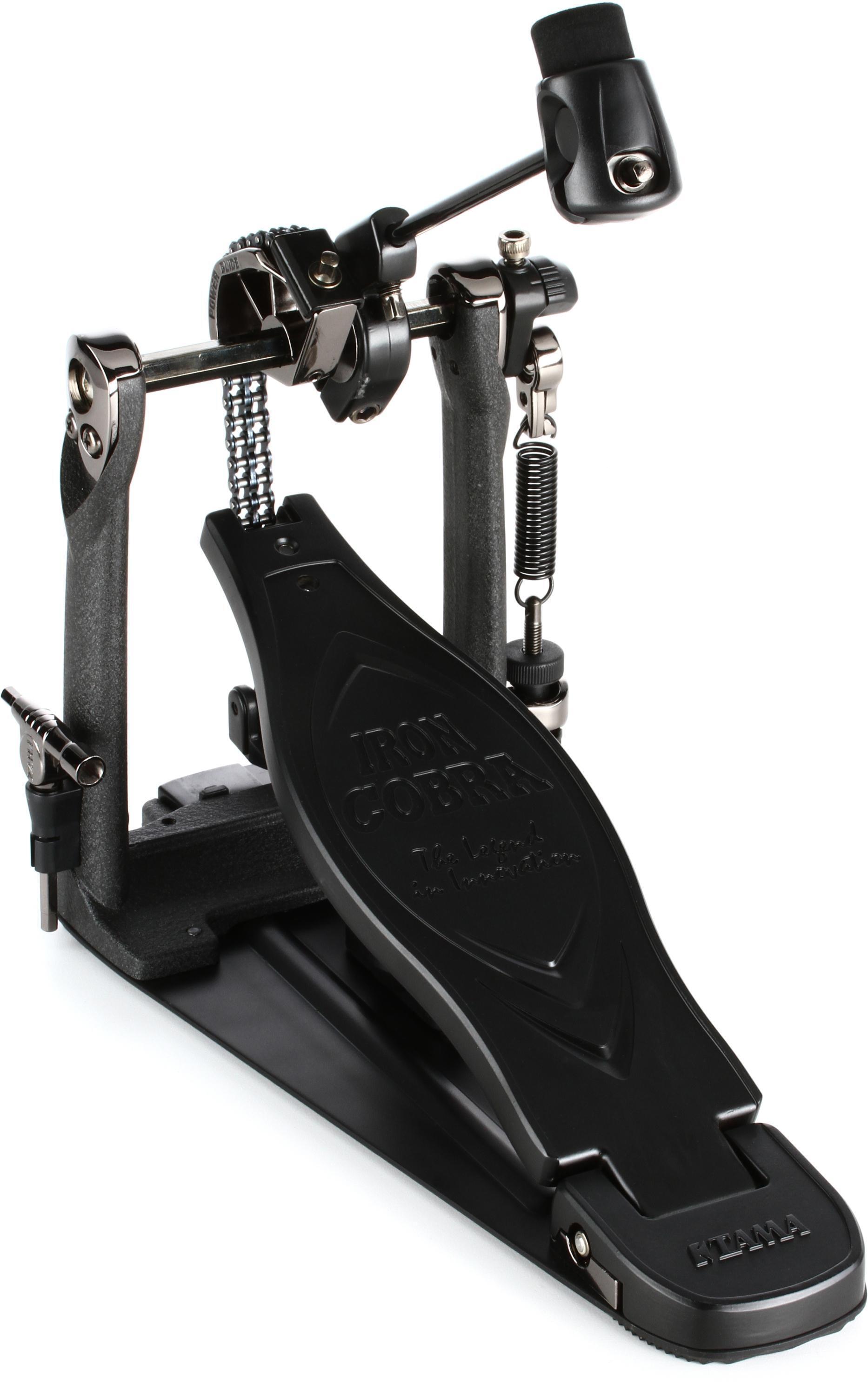 Tama HP900PNBK Iron Cobra 900 Power Glide Single Bass Drum Pedal - Blackout  Edition