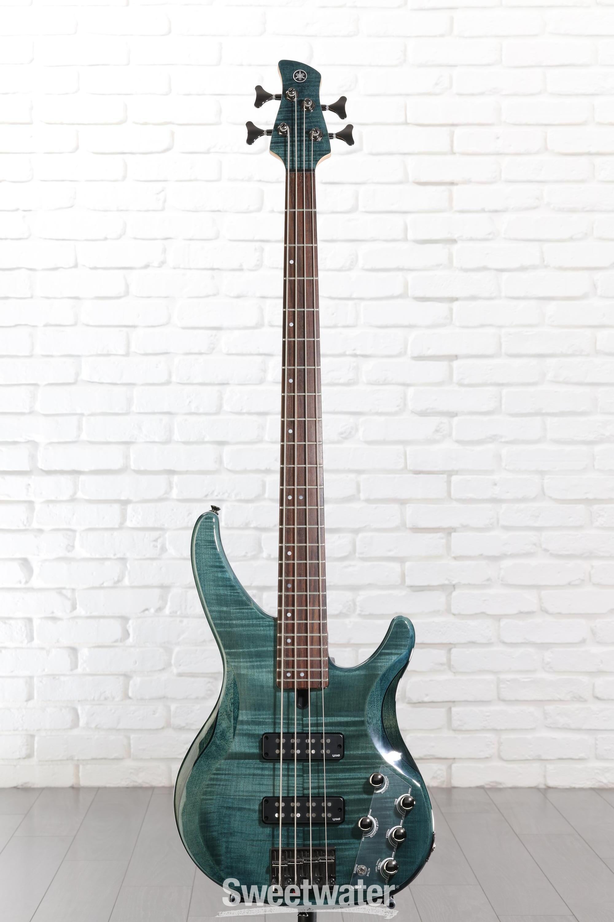 Yamaha TRBX604FM 4-string Bass Guitar - Indigo Blue | Sweetwater