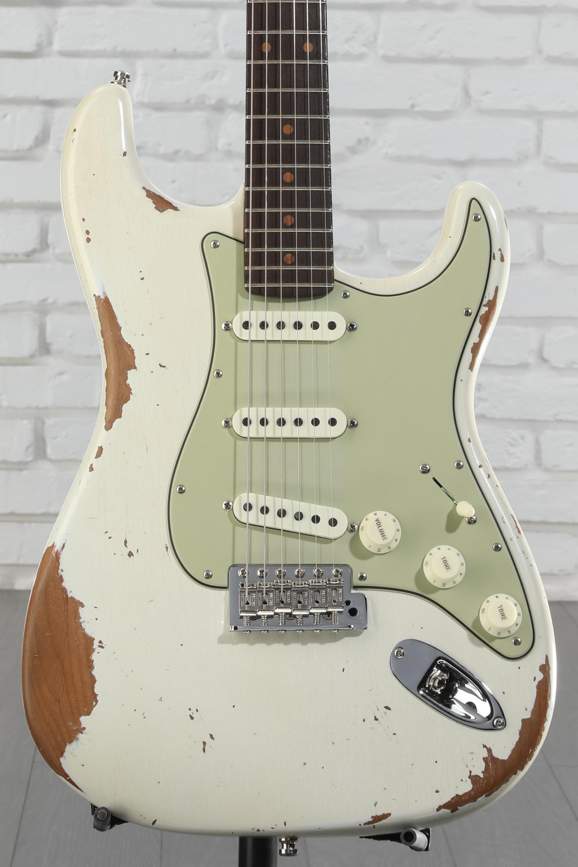 Fender Custom Shop GT11 Heavy Relic Stratocaster - Olympic White