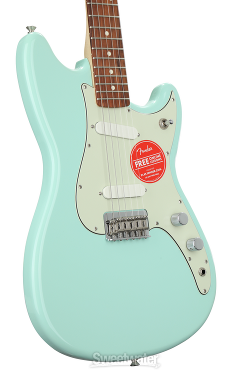 Fender Duo Sonic エレキギター サーフグリーン Fender Duo-Sonic - Surf Green w/ Pau Ferro Fingerboard