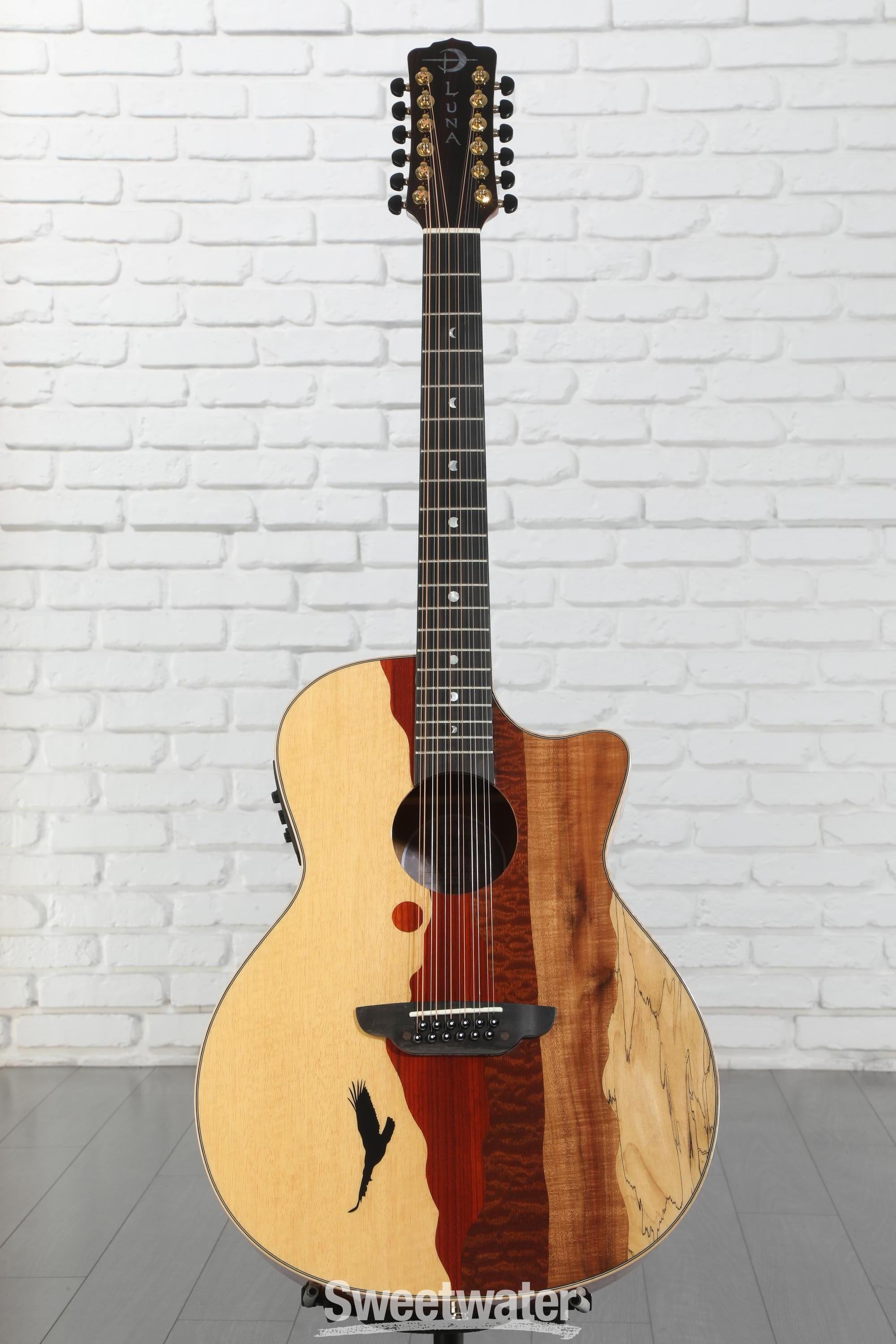 Luna Vista Eagle 12-string Acoustic-electric Guitar - Gloss