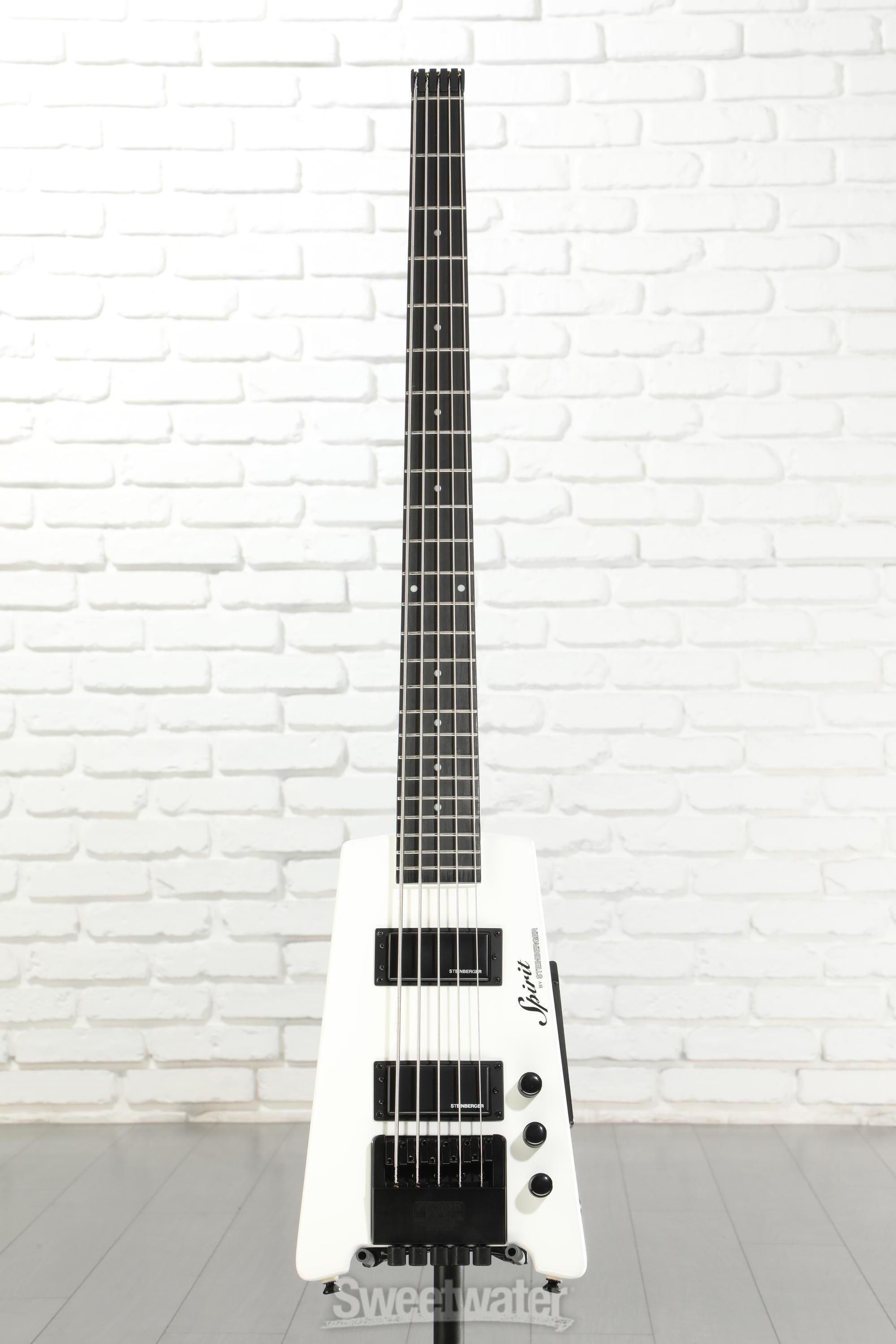 Steinberger Spirit XT-25 5-string Bass Guitar - White | Sweetwater