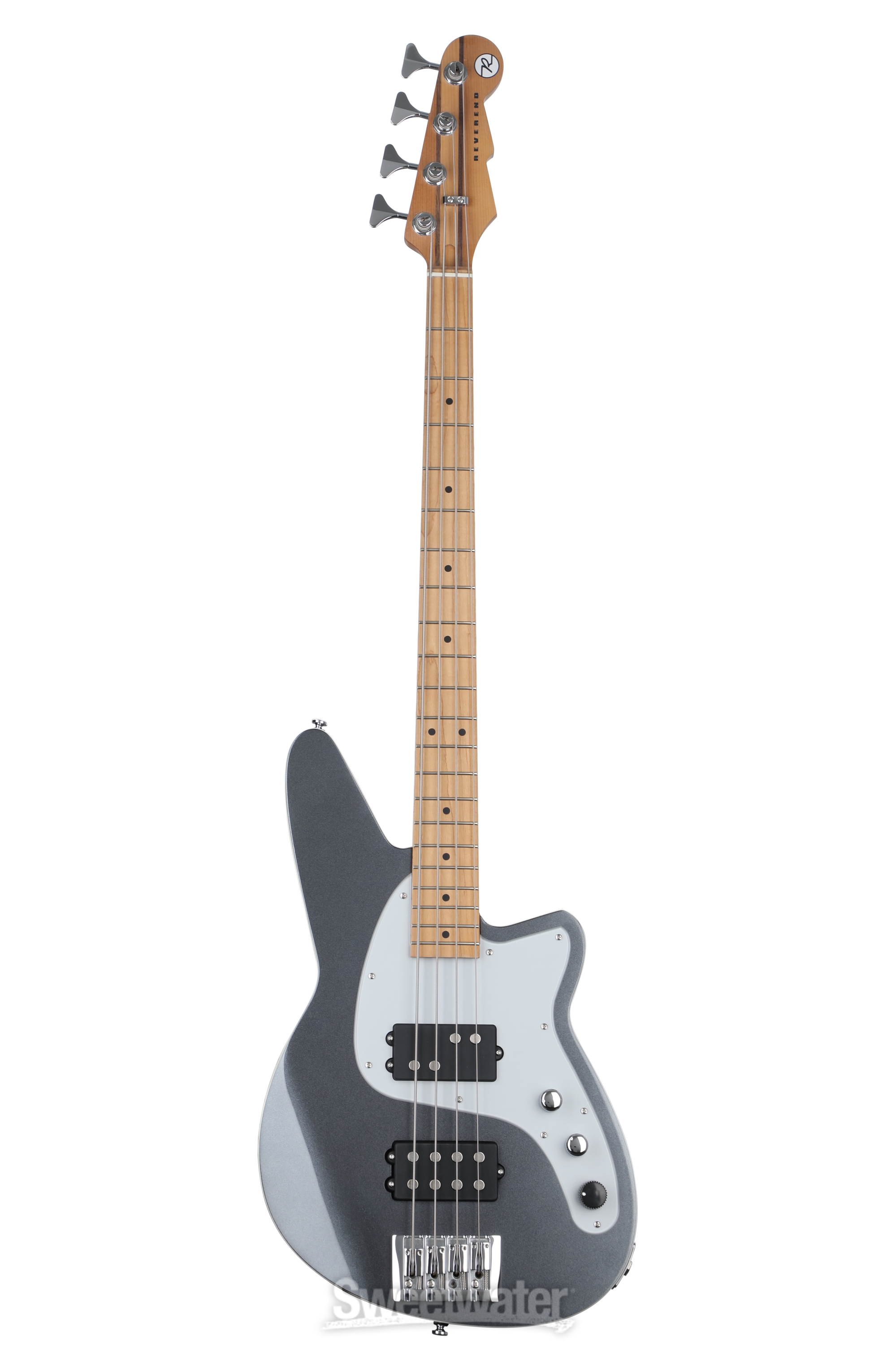 Reverend Mercalli 4 Bass Guitar - Gunmetal | Sweetwater
