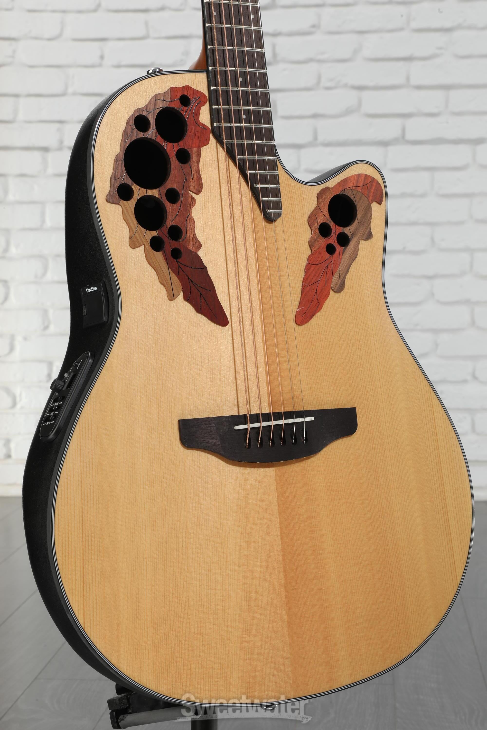 Ovation Celebrity Elite CE44 AB アダマスベージュ Ovation E-Acoustic Guitar Celebrity Elite Mid Cutaway