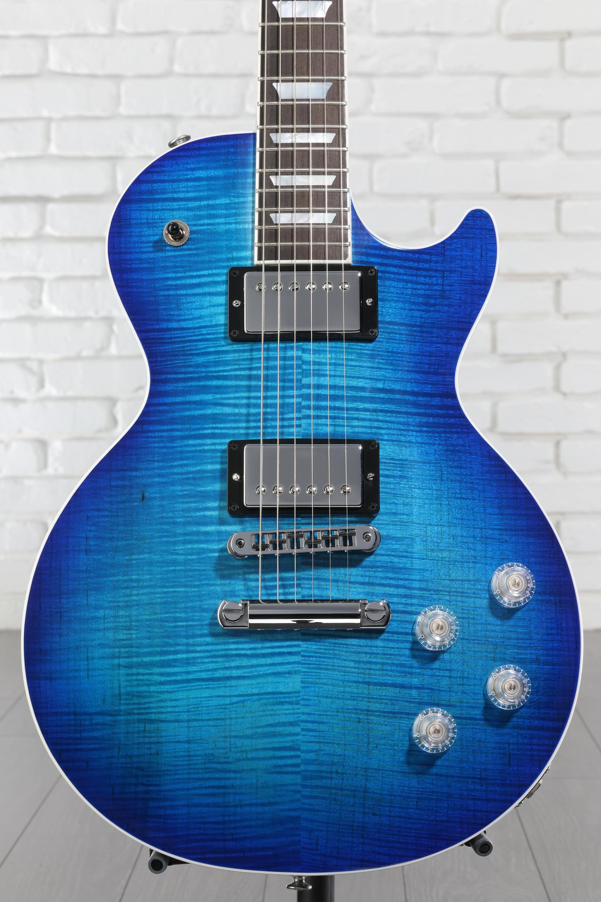 Gibson Les Paul Custom Type ブルーバースト Gibson Les Paul Modern Figured Electric Guitar - Cobalt Burst