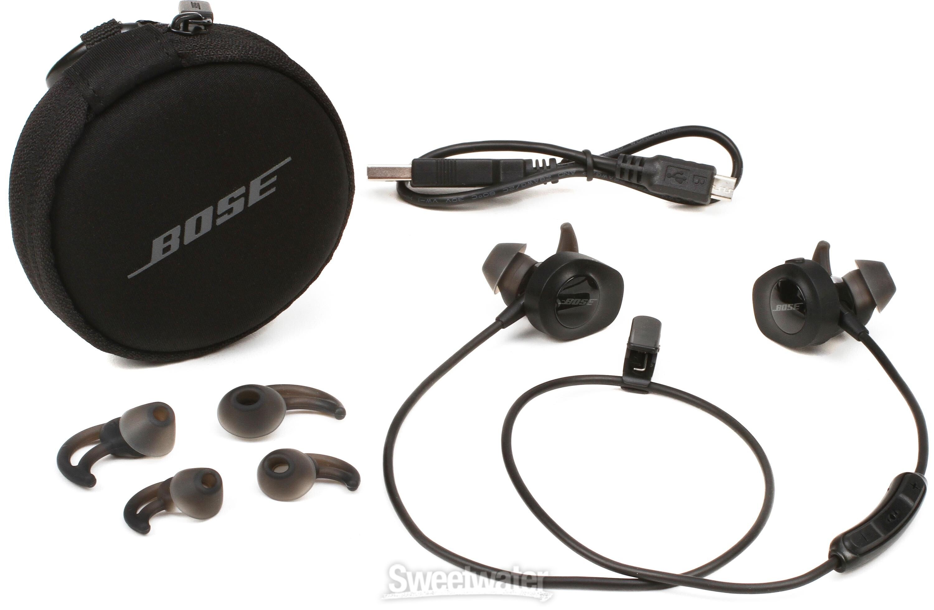 Bose SoundSport Wireless Earphones - Black | Sweetwater