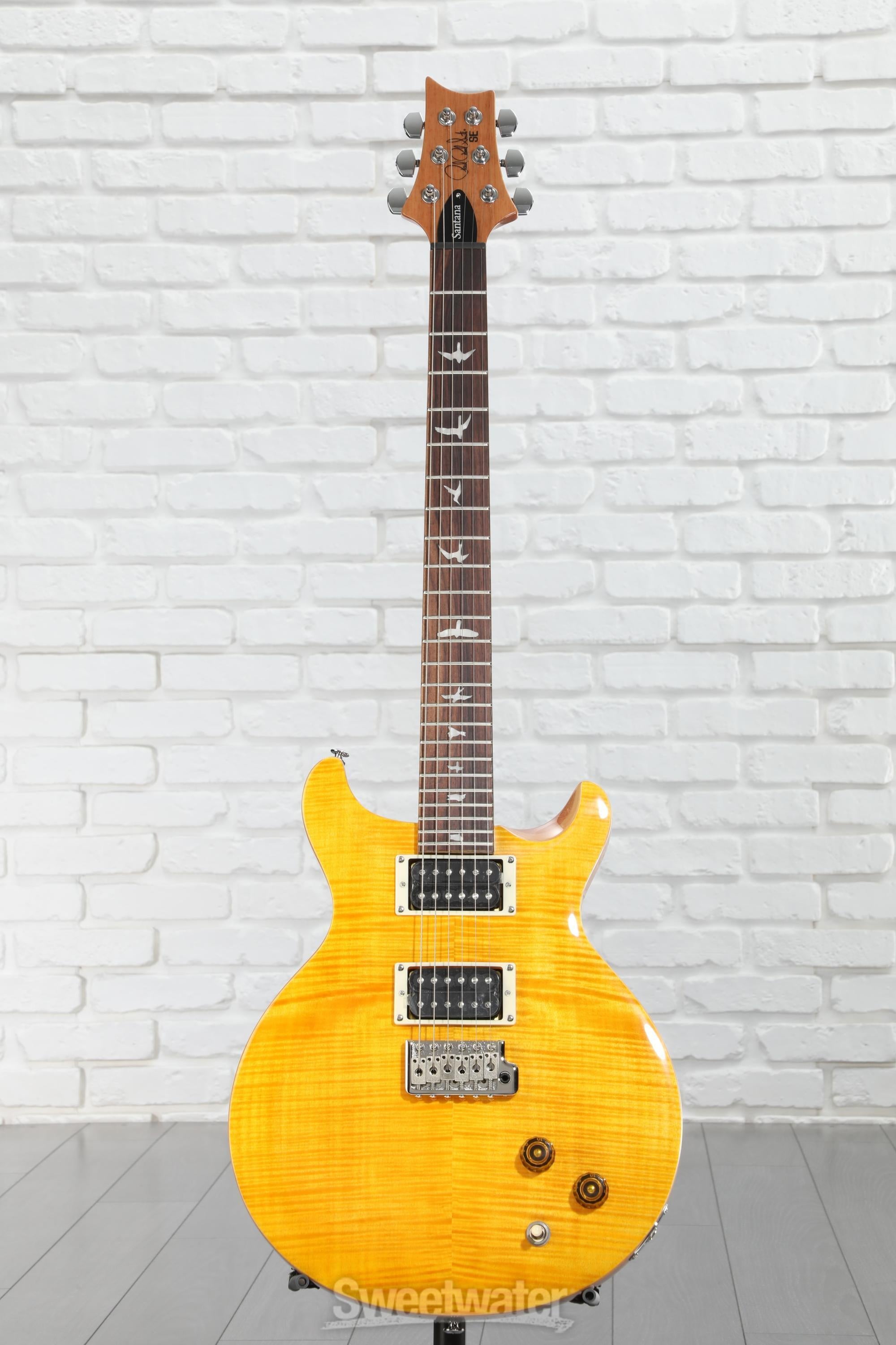 ギター Paul Reed Smith (PRS) SE SANTANA Yellow PRS SE Santana Signature Electric Guitar - Santana Yellow