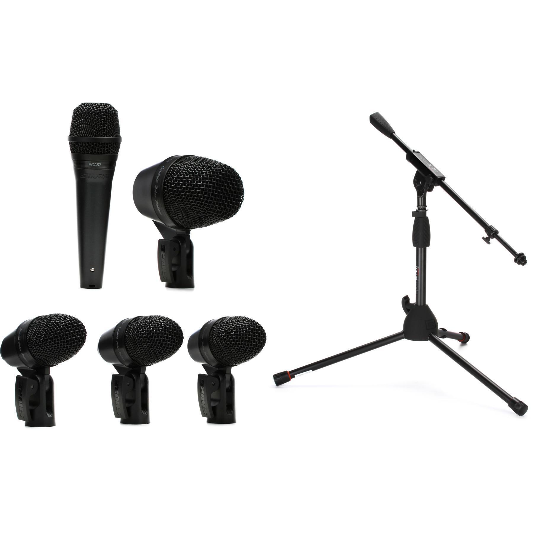 Shure PGADRUMKIT5 5-piece Drum Microphone Kit | Sweetwater