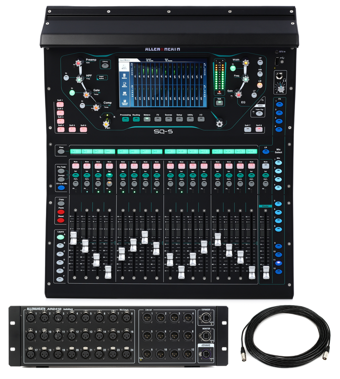 Allen & Heath SQ-5 48-channel Digital Mixer and Stage Box