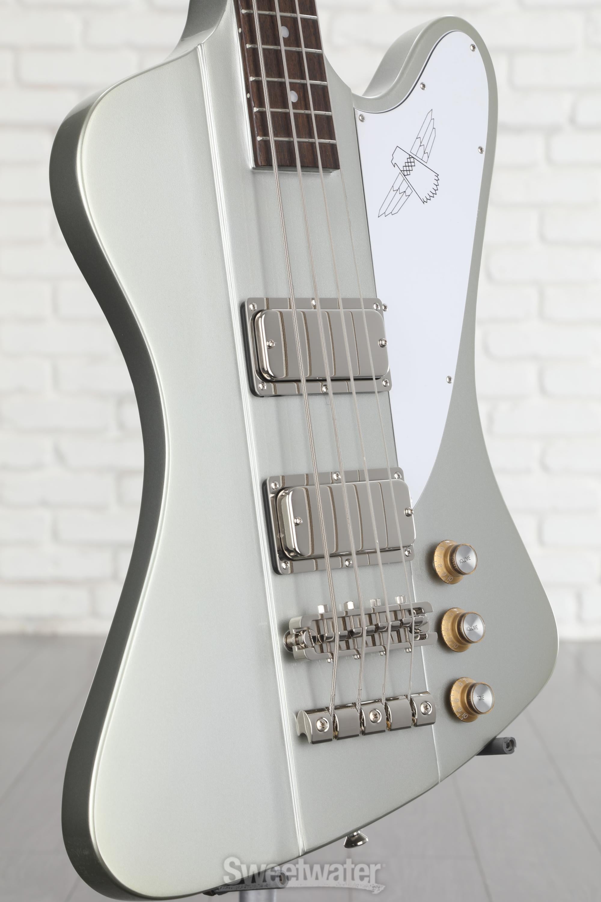 Epiphone Thunderbird '64 Bass Guitar - Silver Mist | Sweetwater