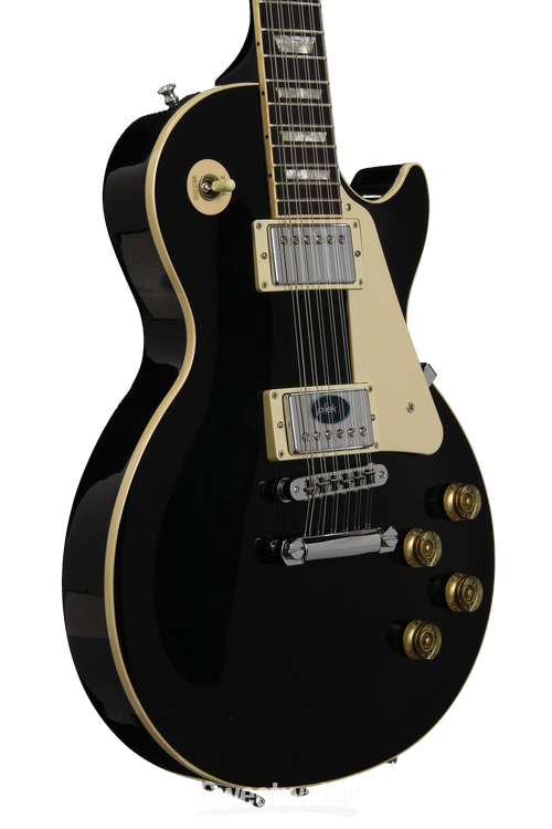 Gibson Les Paul Traditional 12-string - Ebony | Sweetwater Gibson Les Paul Traditional 12-string - Ebony | Sweetwater