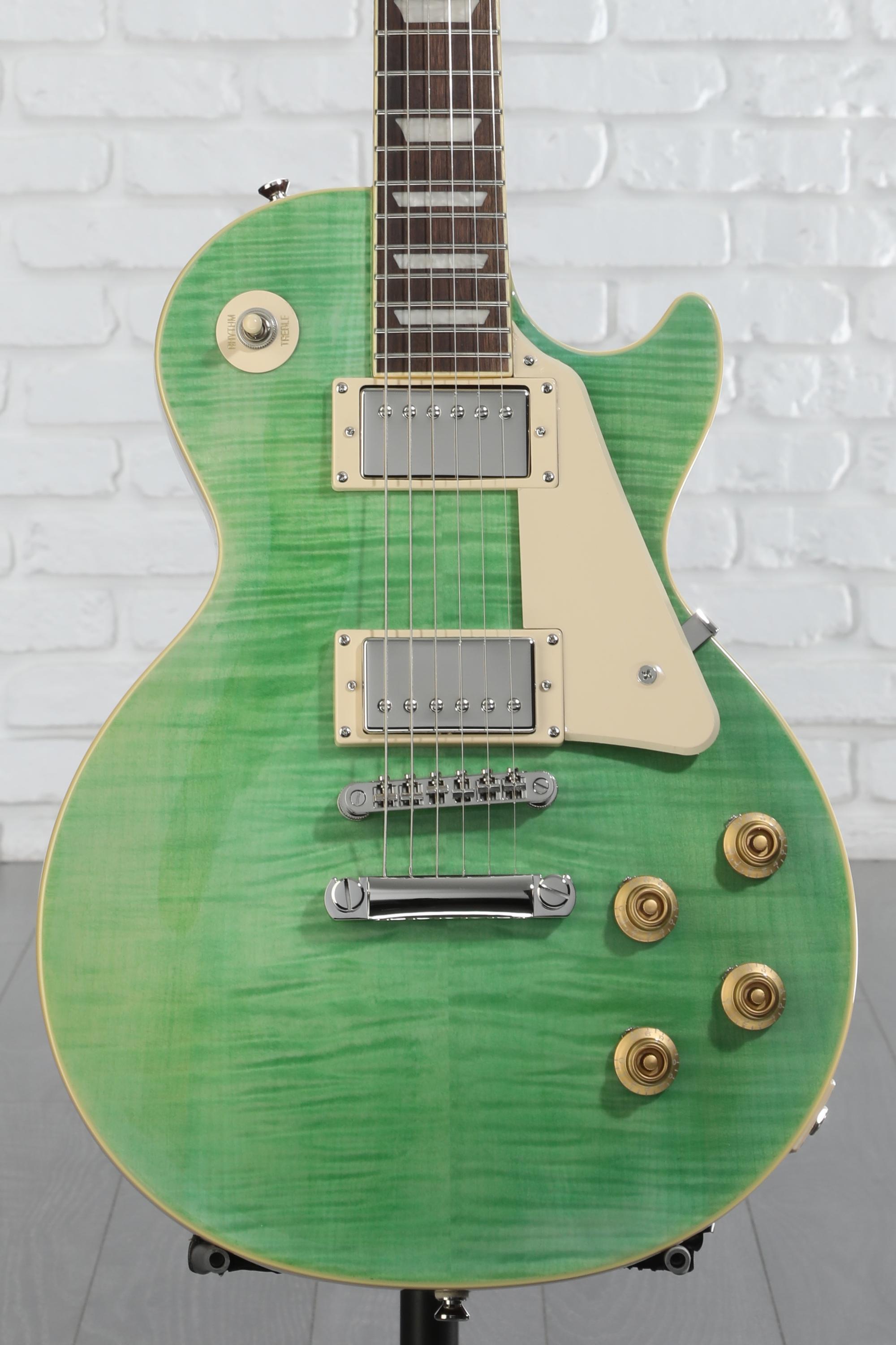 Epiphone Les Paul Standard 50s Figured Seafoam Green w/Gig