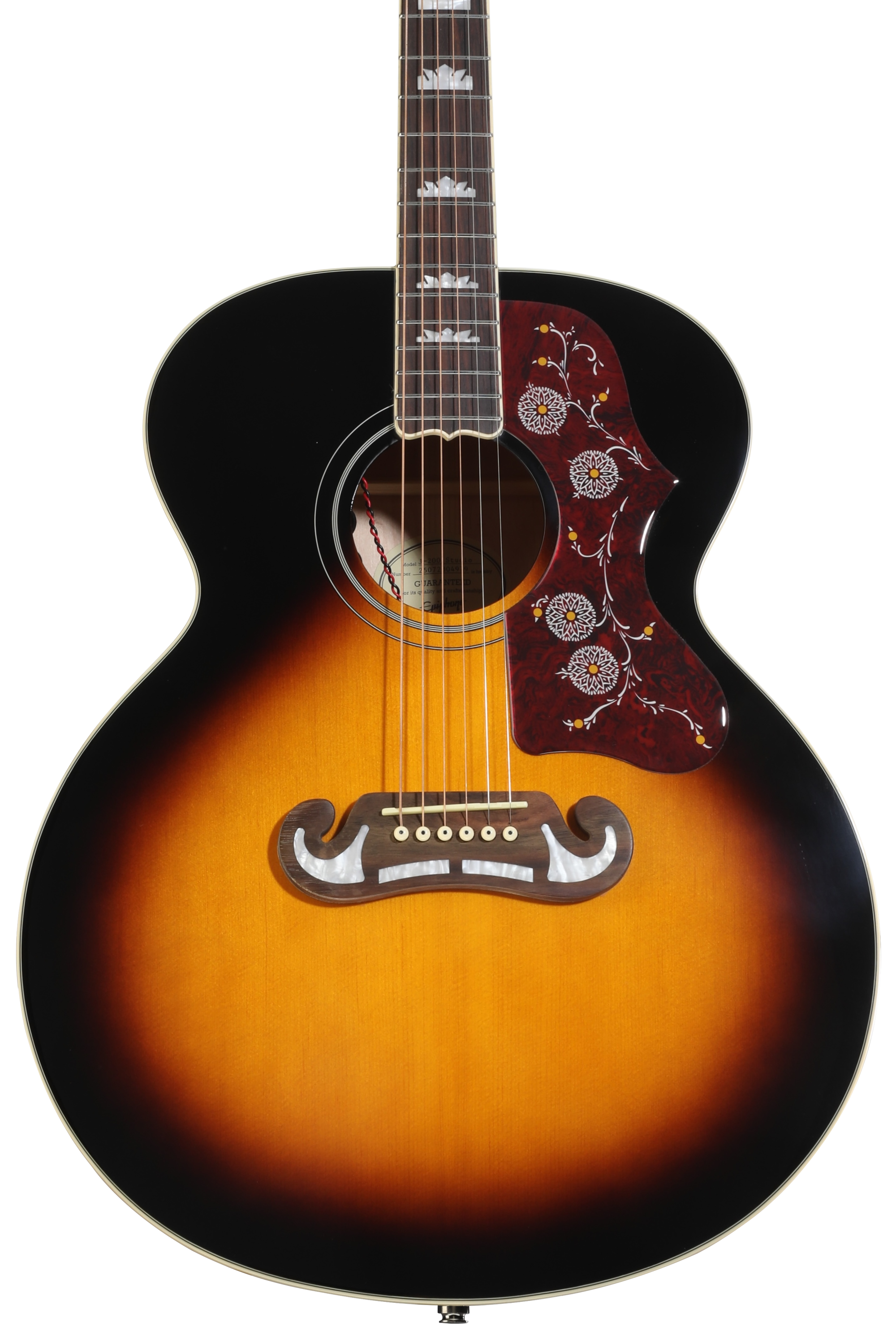 Epiphone J-200EC Studio Acoustic-Electric Guitar - Vintage