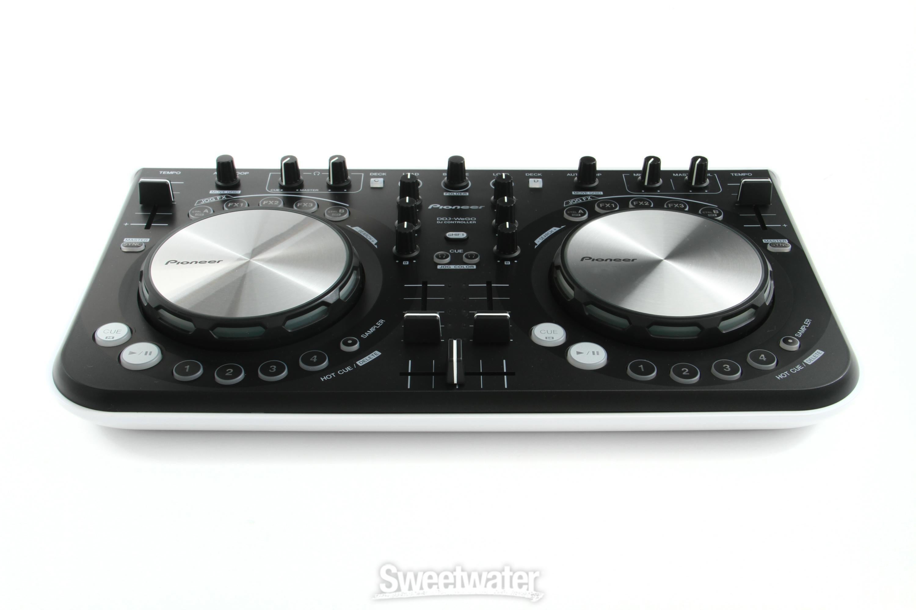 Pioneer DJ DDJ-WeGO Compact DJ Controller - White | Sweetwater