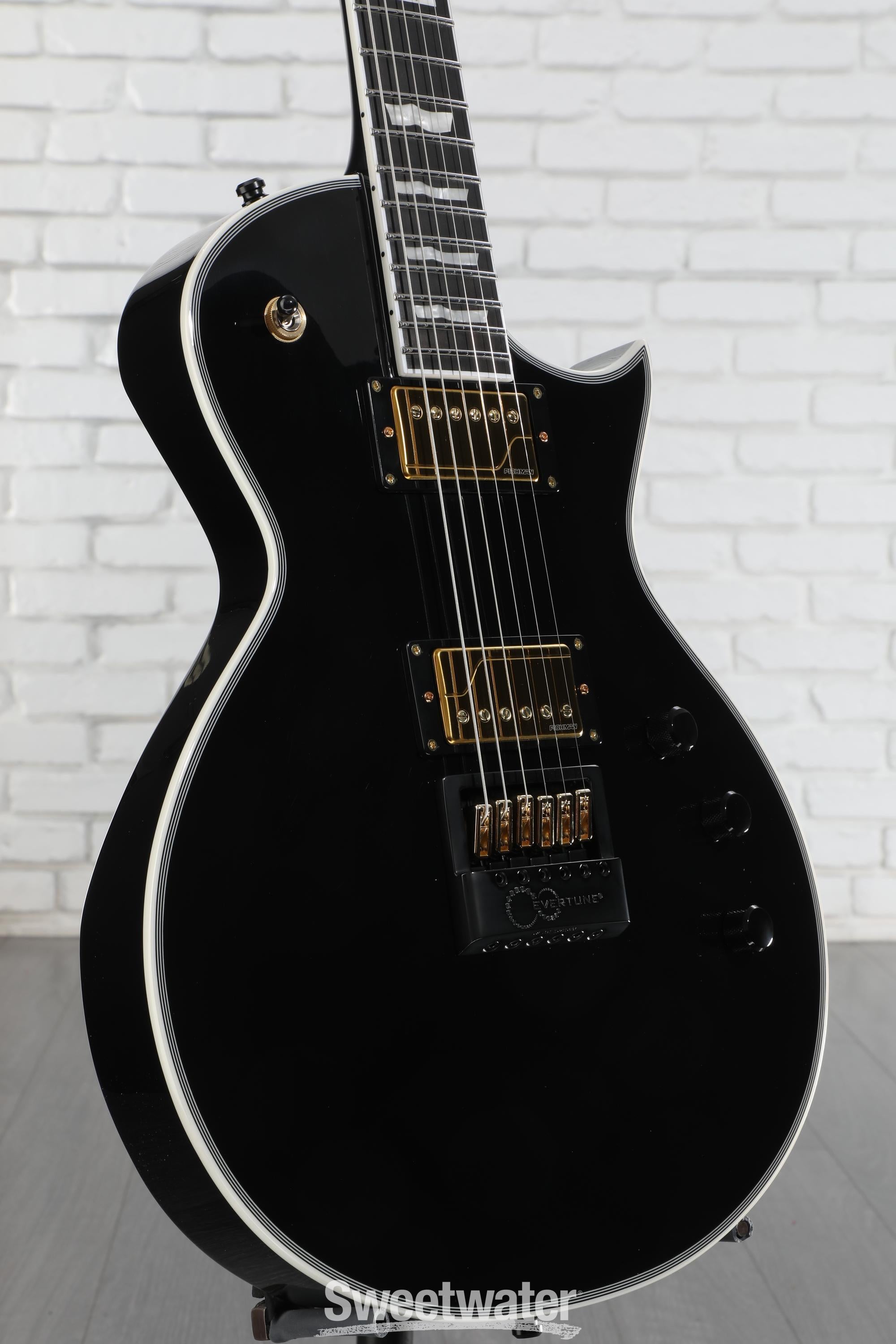 ESP E-II Eclipse FT EverTune Electric Guitar - Black
