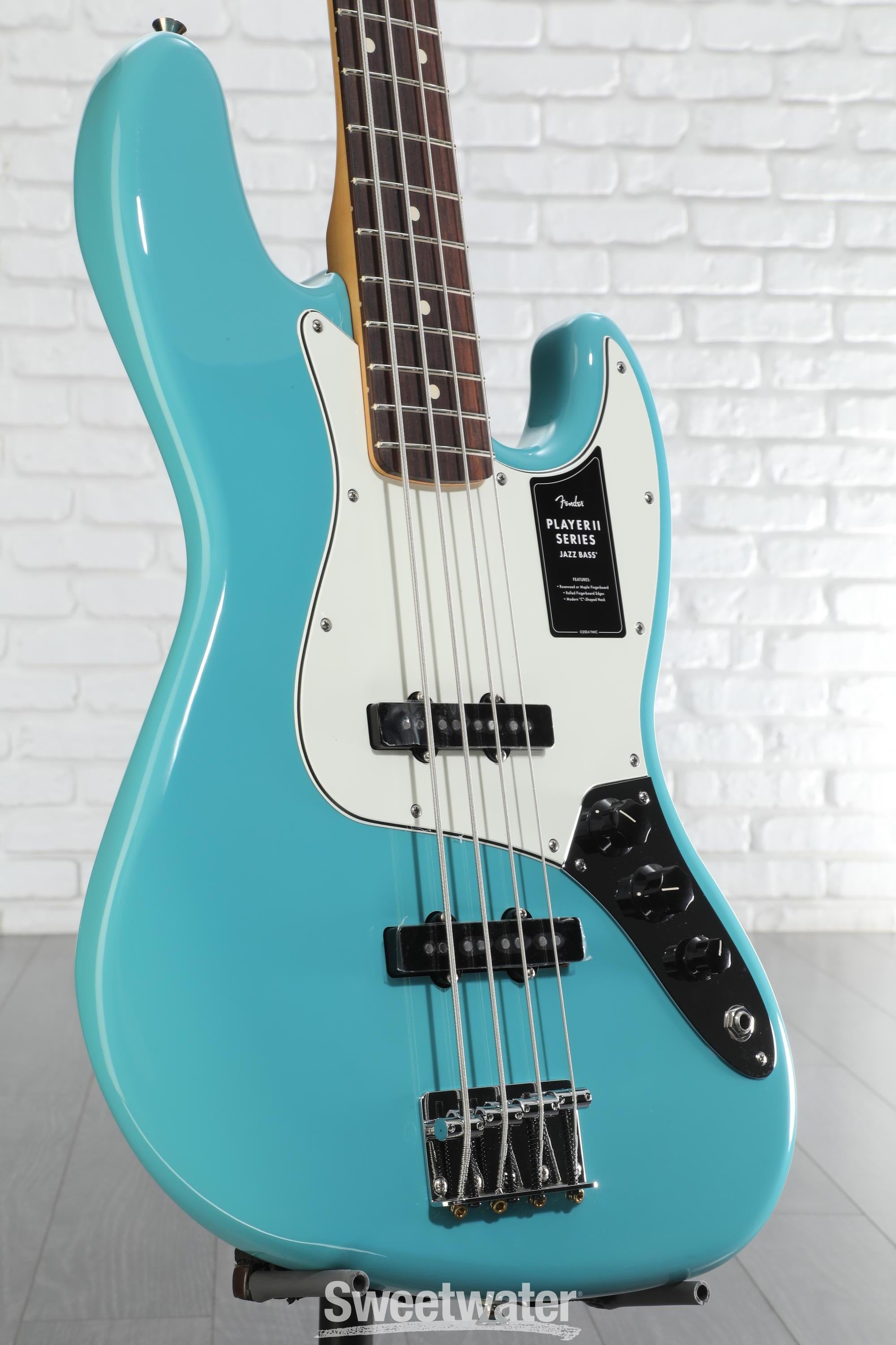 Fender Player II Jazz Bass - Aquatone Blue with Rosewood