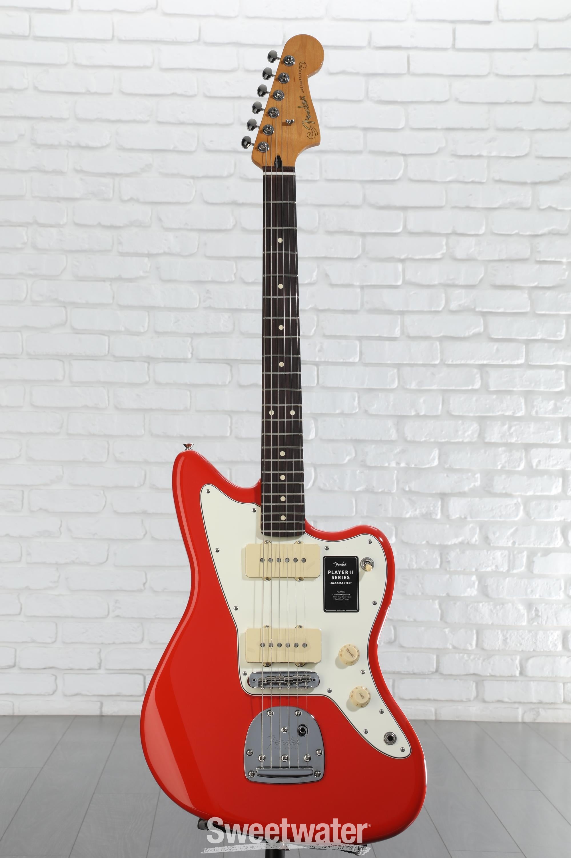 Fender Player II Jazzmaster Electric Guitar - Coral Red
