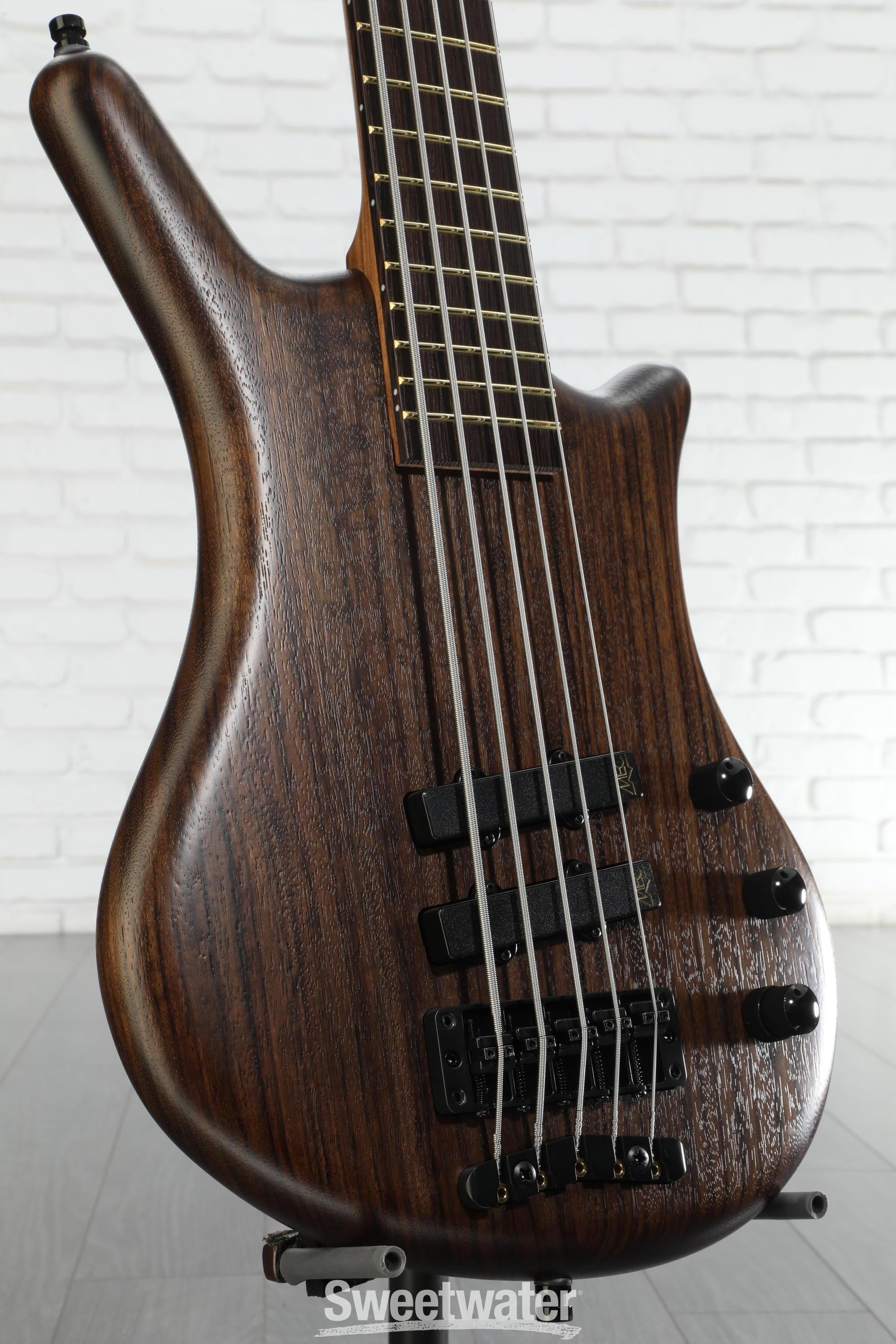 Warwick Pro Series Thumb BO 5-string Bass - Nirvana Black Transparent Satin with Black Hardware
