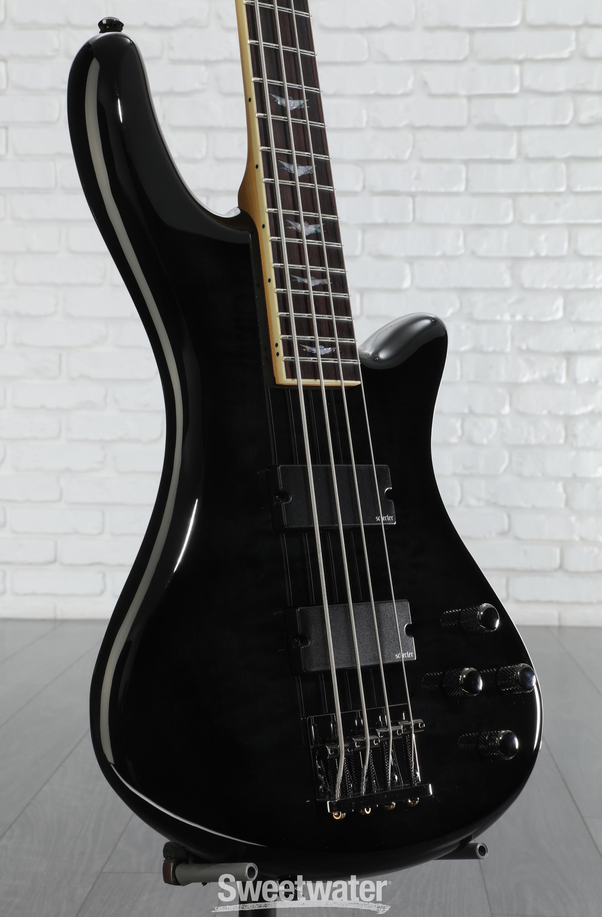 ベース Schecter STILETTO EXTREME-4 Amazon.com: Schecter Stiletto Extreme 4 Bass Guitar - Black