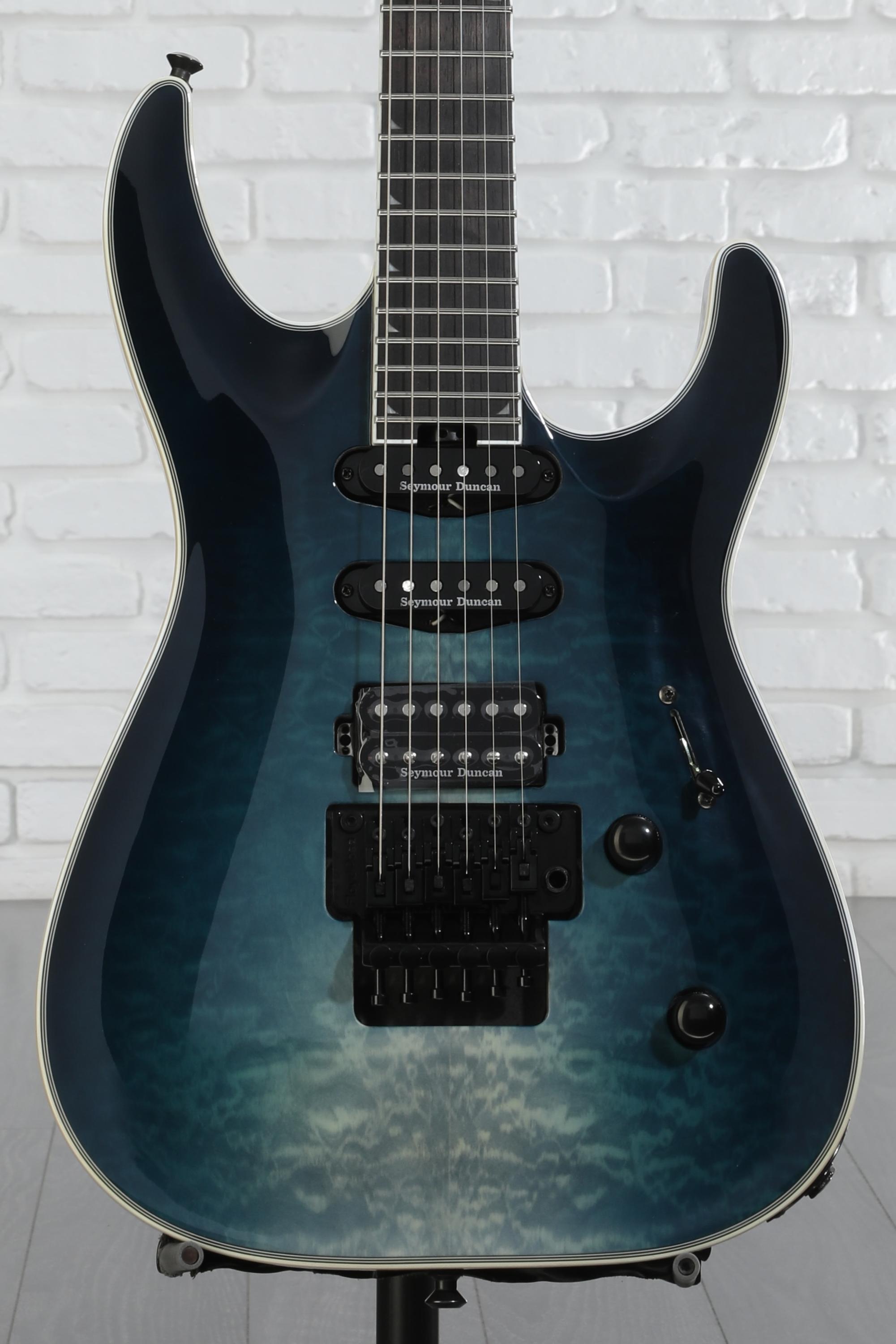 Jackson Pro Plus Series Soloist SLA3Q Electric Guitar Amber