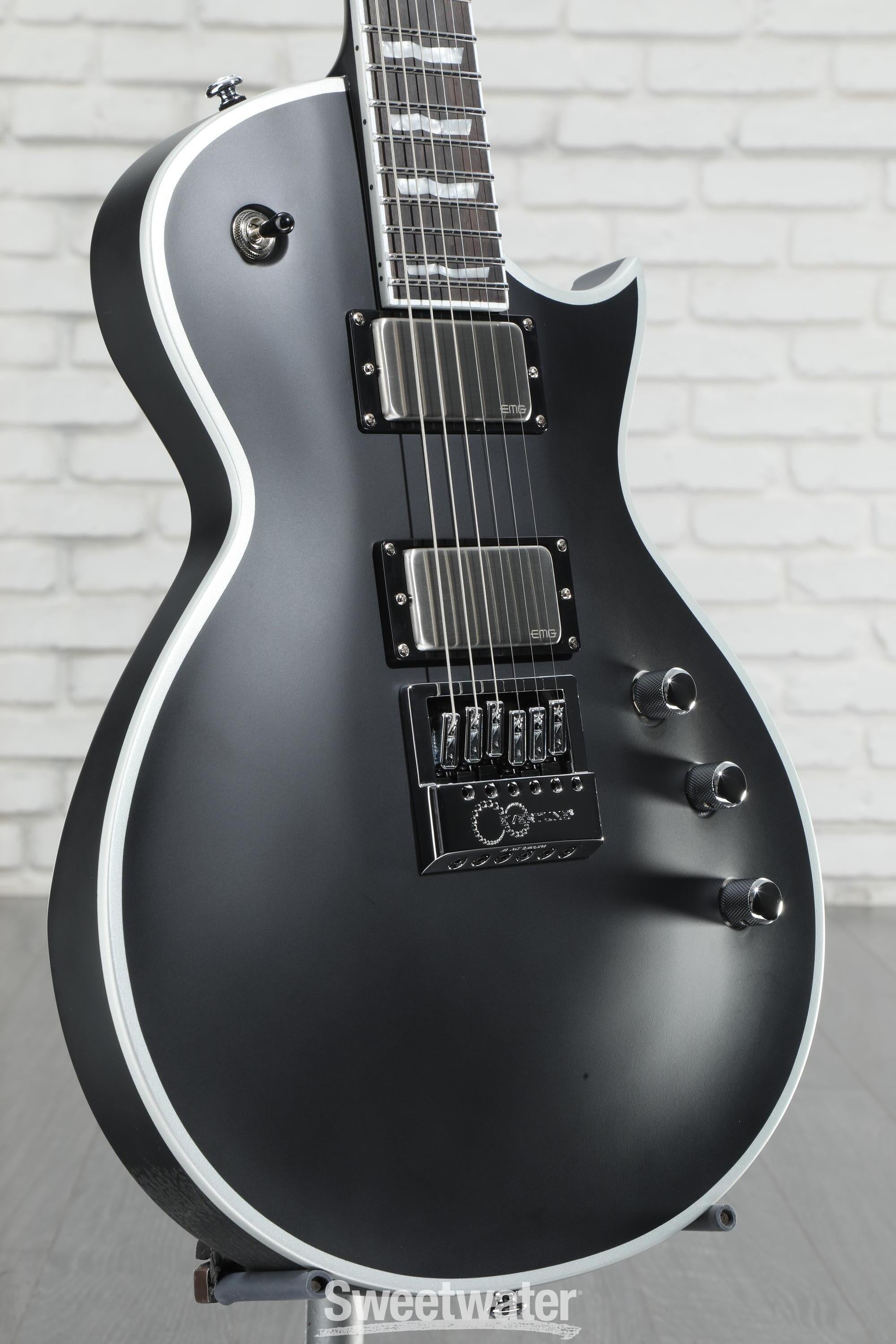 ESP LTD EC-1000 Evertune BB Electric Guitar - Black Satin