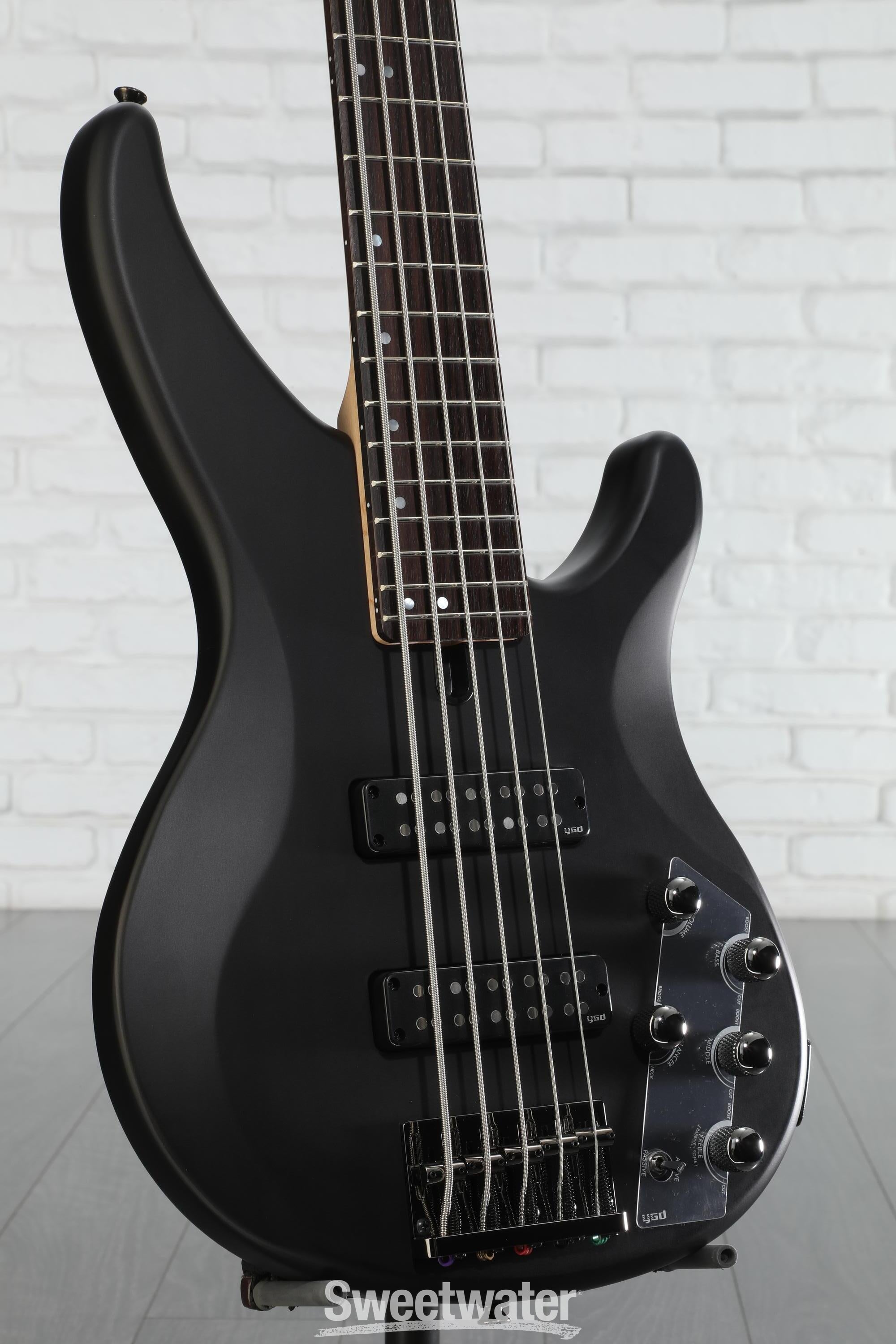 YAMAHA TRBX 505 5絃ベース マットブラック YAMAHA TRBX505 Translucent Black 5弦ベース ヤマハ | 島村楽器