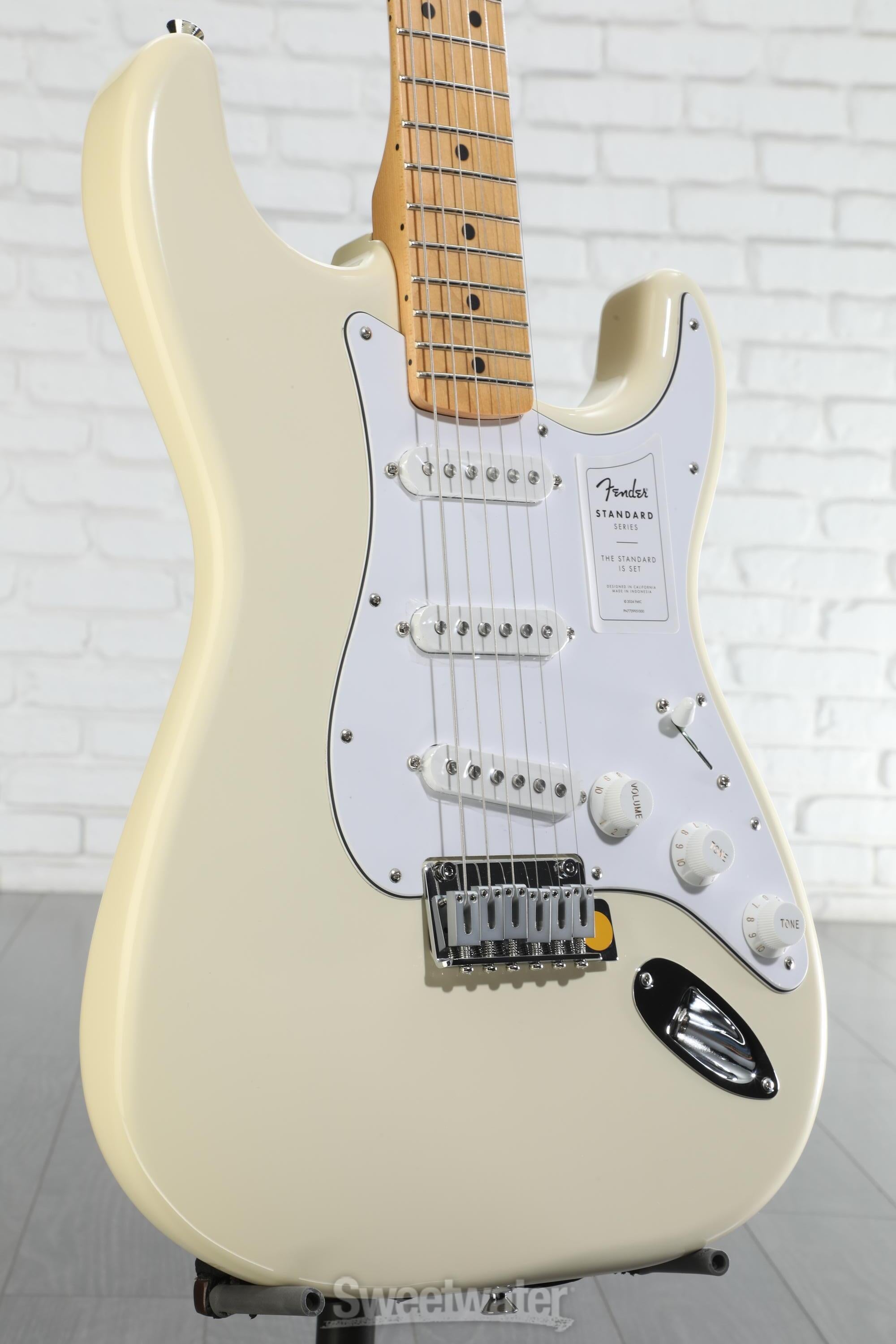 Fender Standard Stratocaster Electric Guitar - Olympic White