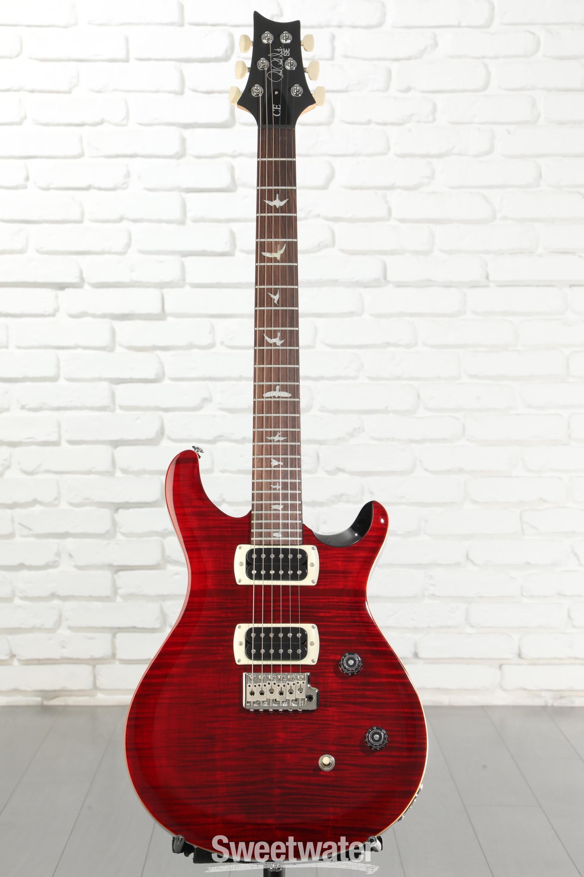 PRS SE CE 24 Electric Guitar - Black Cherry | Sweetwater