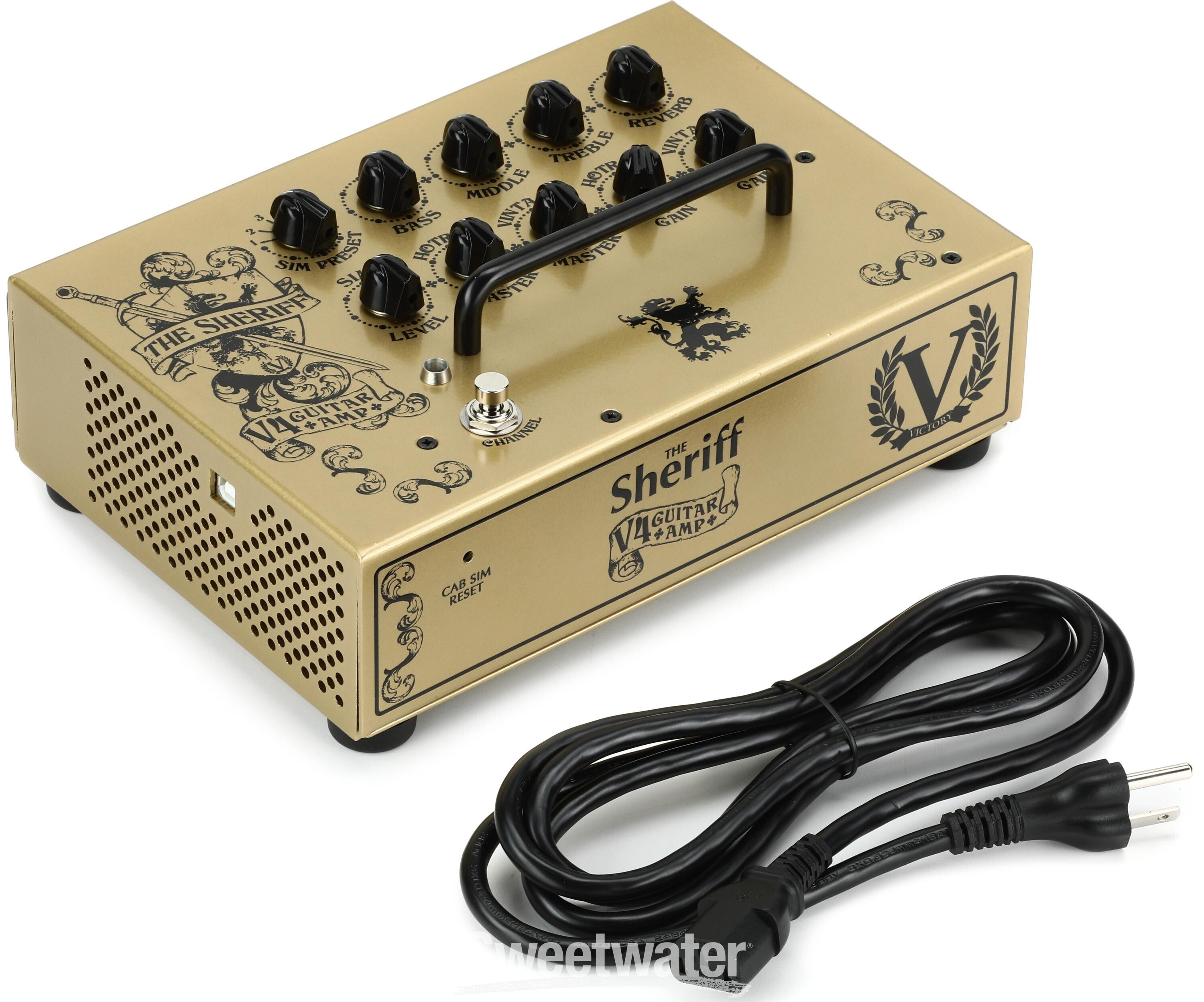 Victory Amplification V4 The Sheriff Hybrid Guitar Amplifier Pedal 