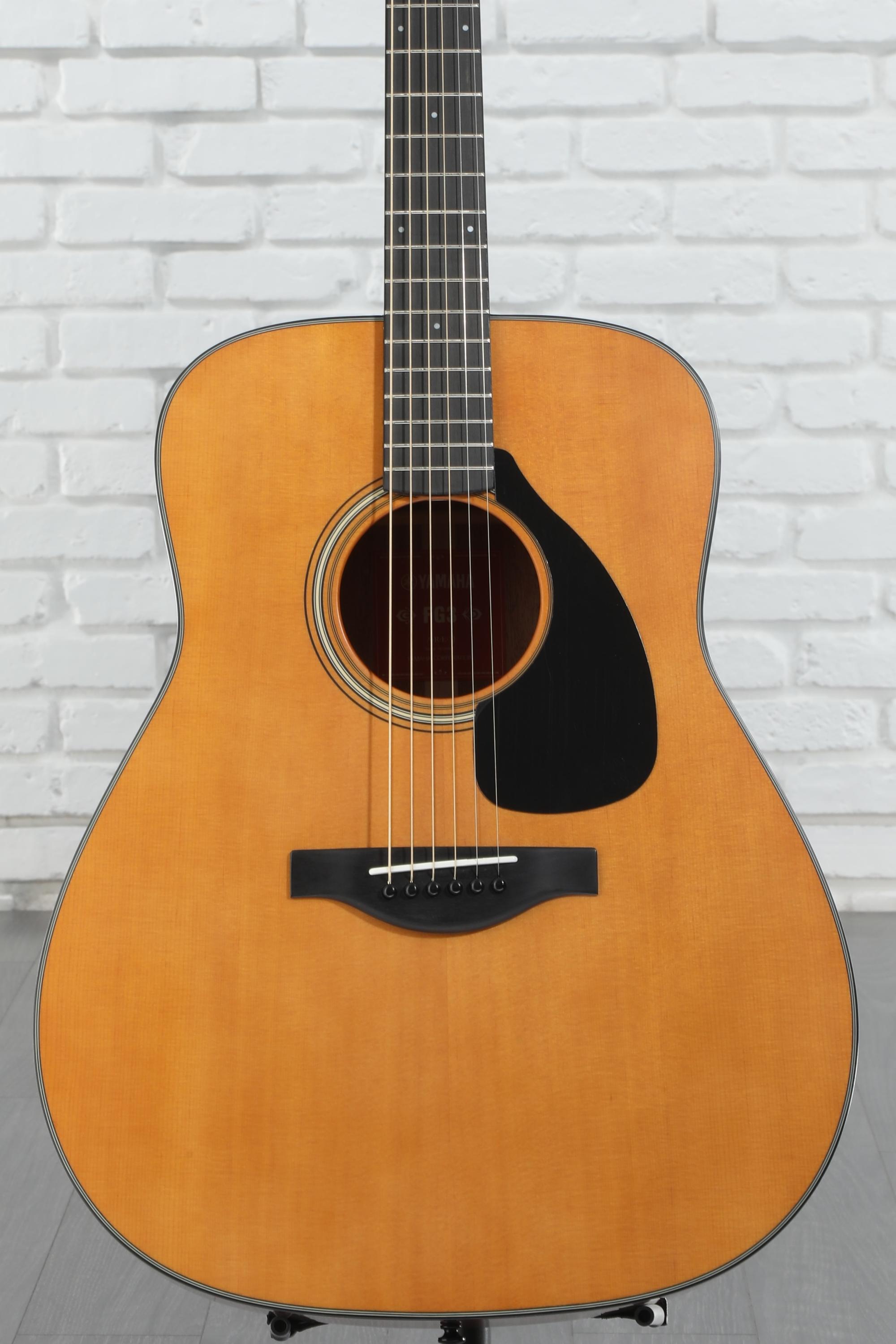 ギター YAMAHA FG3 Yamaha FG3 Red Label Dreadnought Acoustic Guitar Natural
