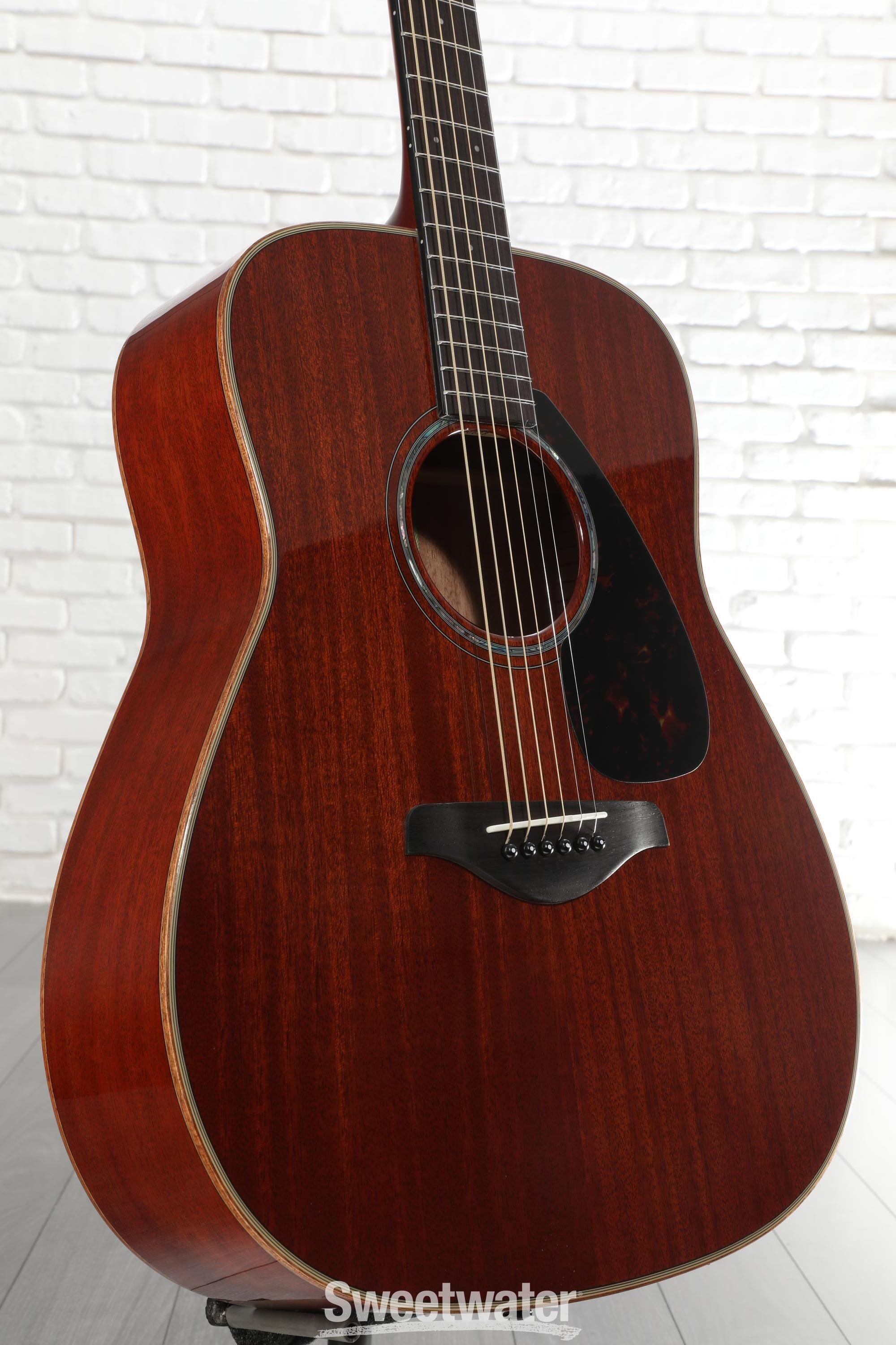 Yamaha FG850 Dreadnought Acoustic Guitar - Natural | Sweetwater