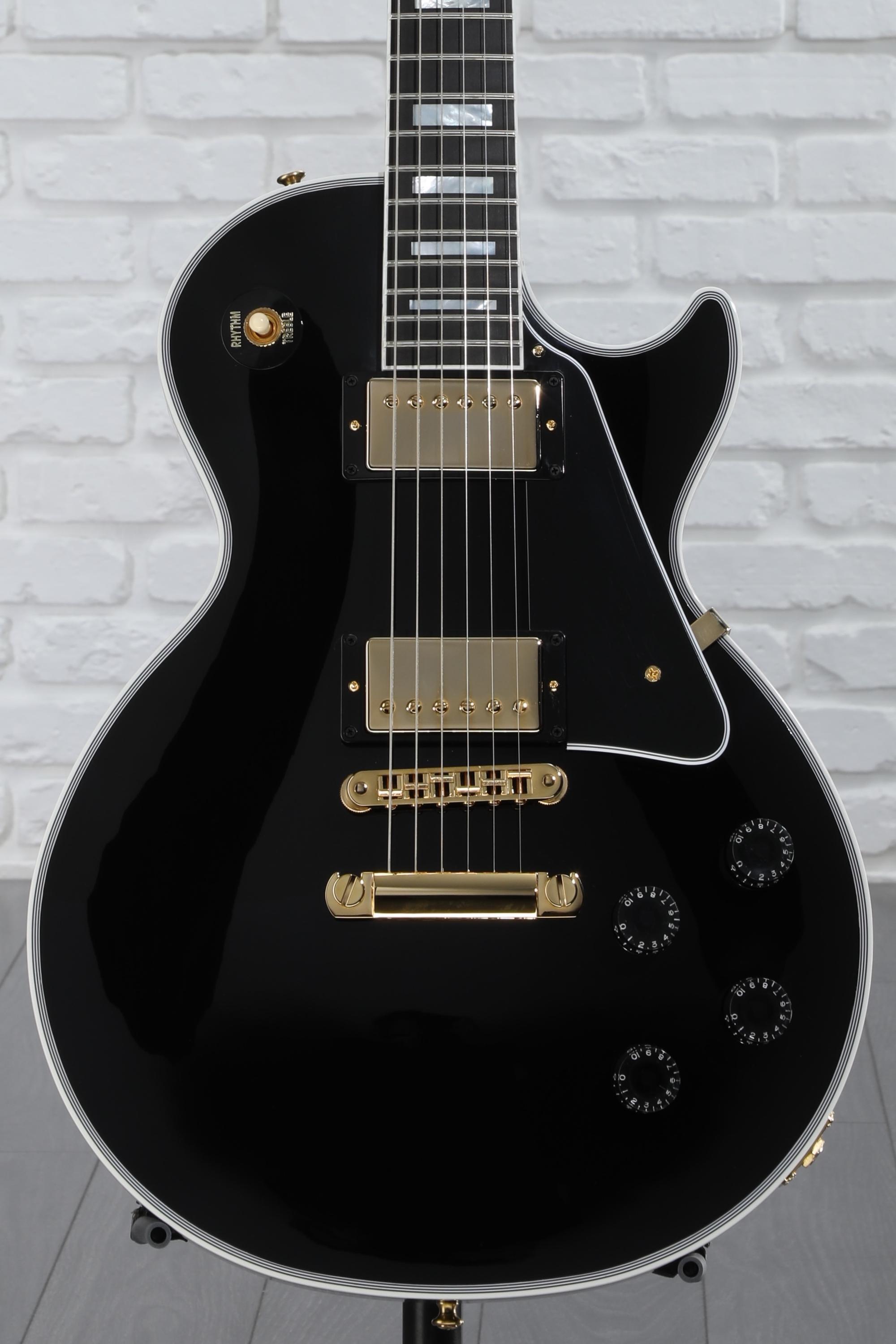 Sword Les Paul custom Ebony 約4.0kg Gibson Custom Les Paul Custom Electric Guitar - Ebony, Ebony